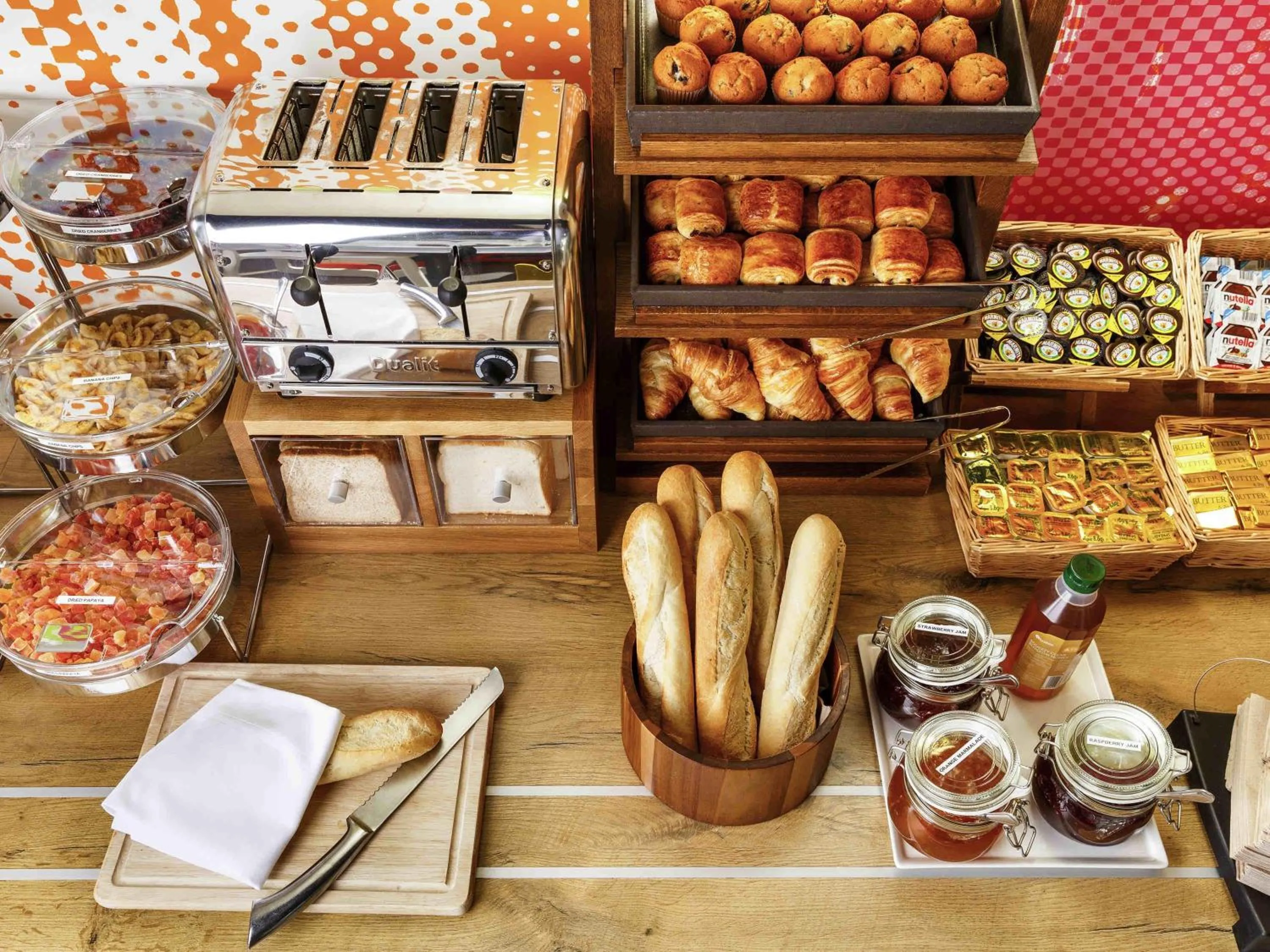 Breakfast in ibis budget Southampton Centre