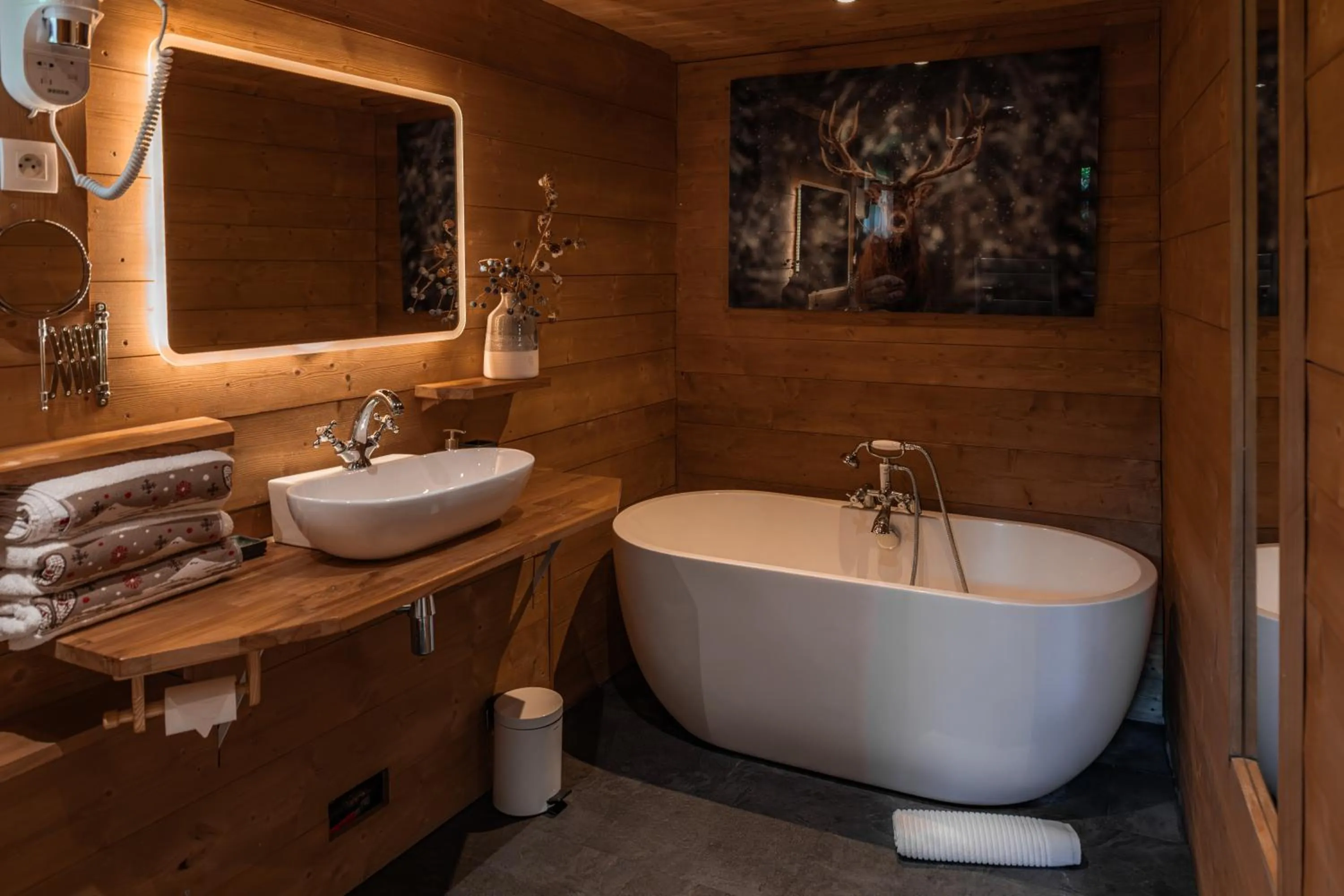 Bathroom in Les Greniers du Mont Blanc