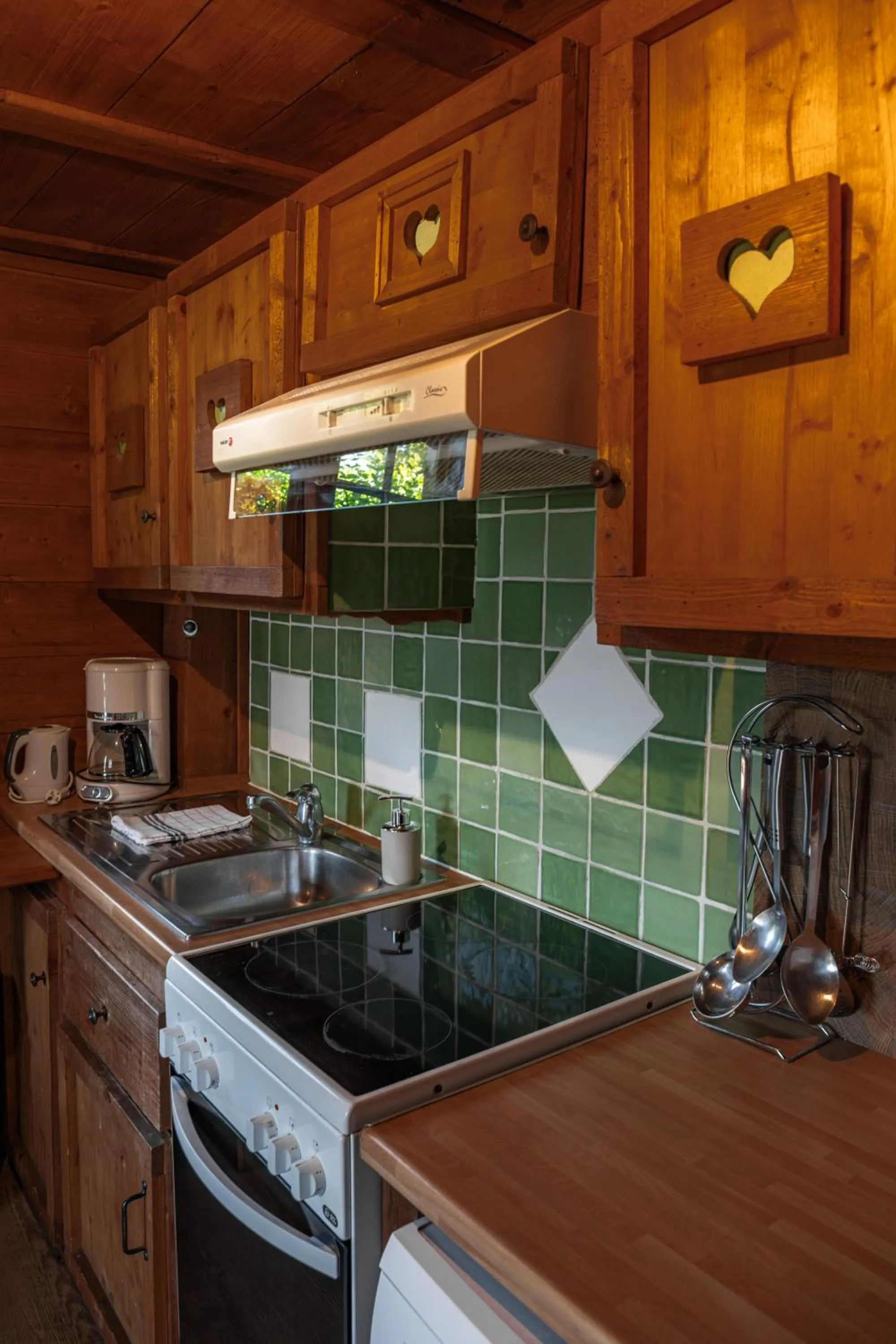 Kitchen or kitchenette in Les Greniers du Mont Blanc