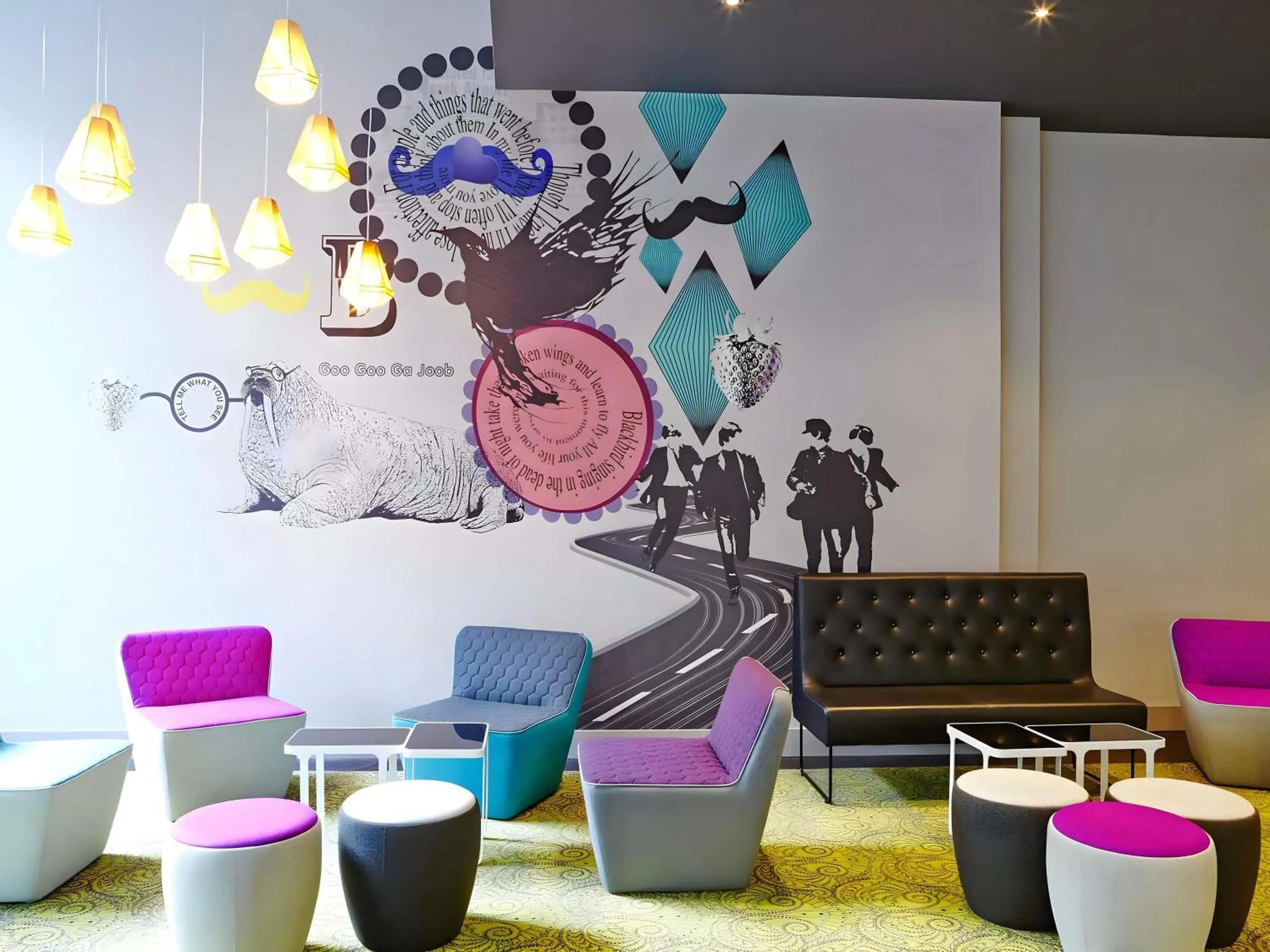Lounge or bar in Ibis Styles Liverpool Centre Dale Street - Cavern Quarter