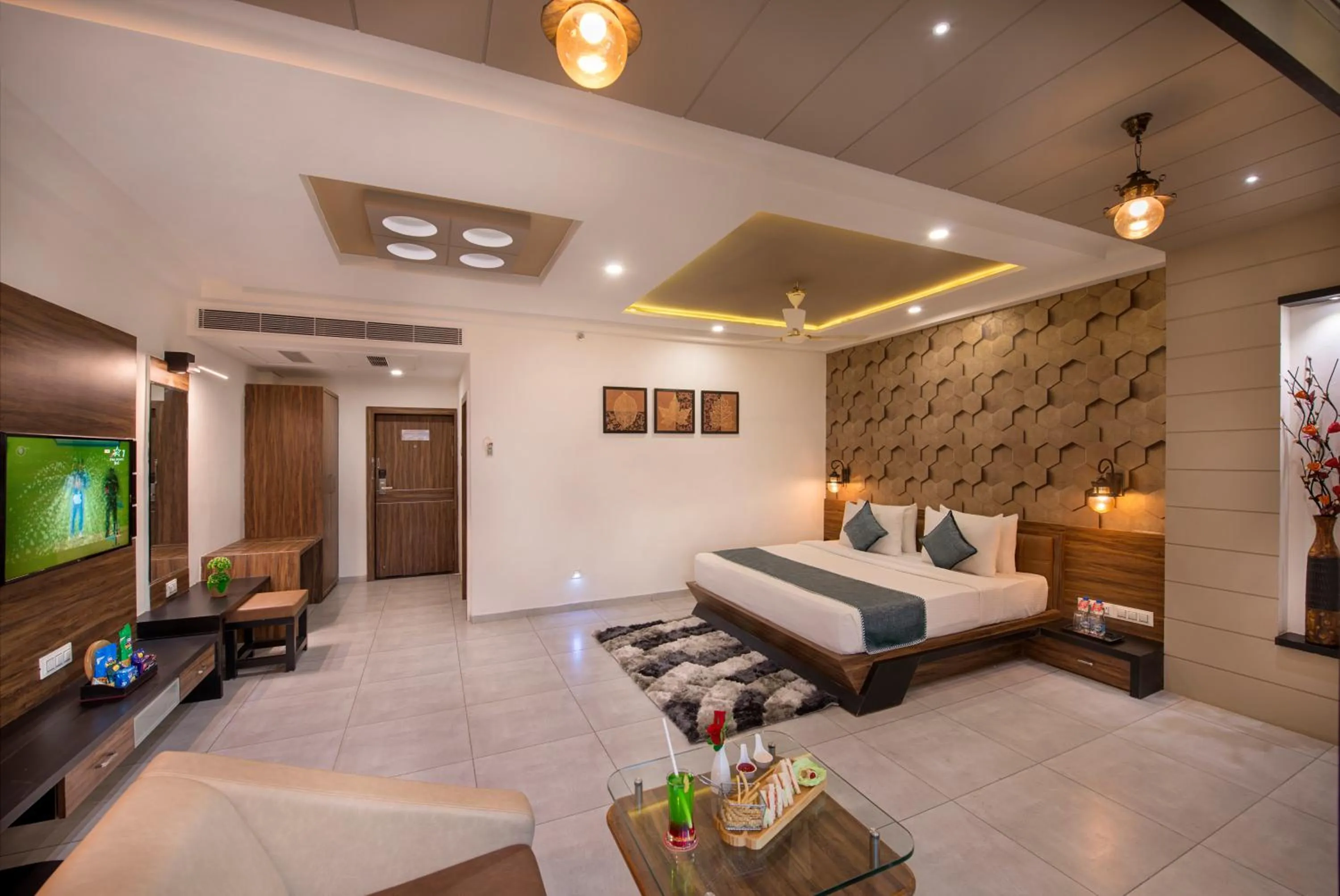 Photo of the whole room, Bed in Lords Eco Inn Morbi