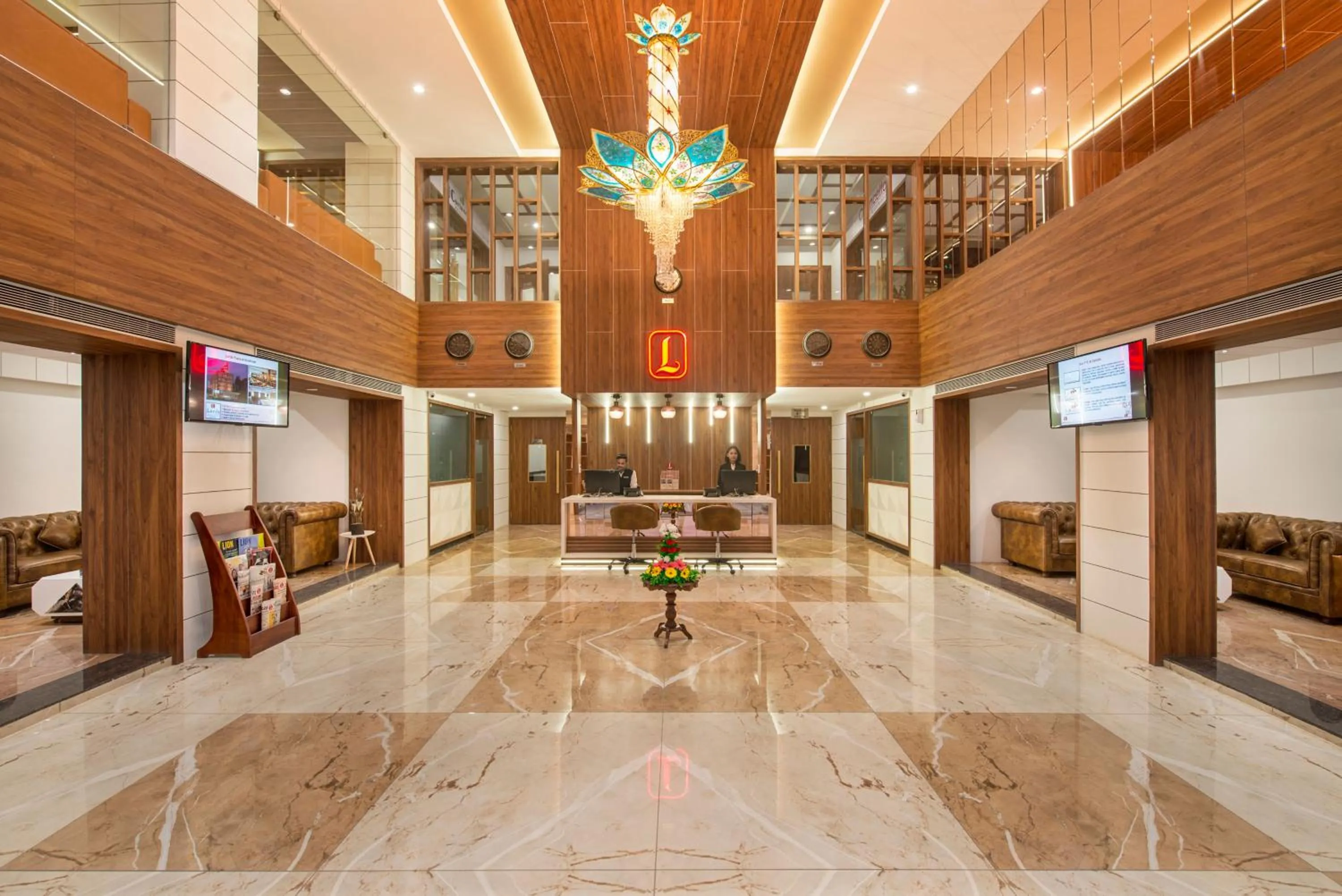 Lobby or reception in Lords Eco Inn Morbi