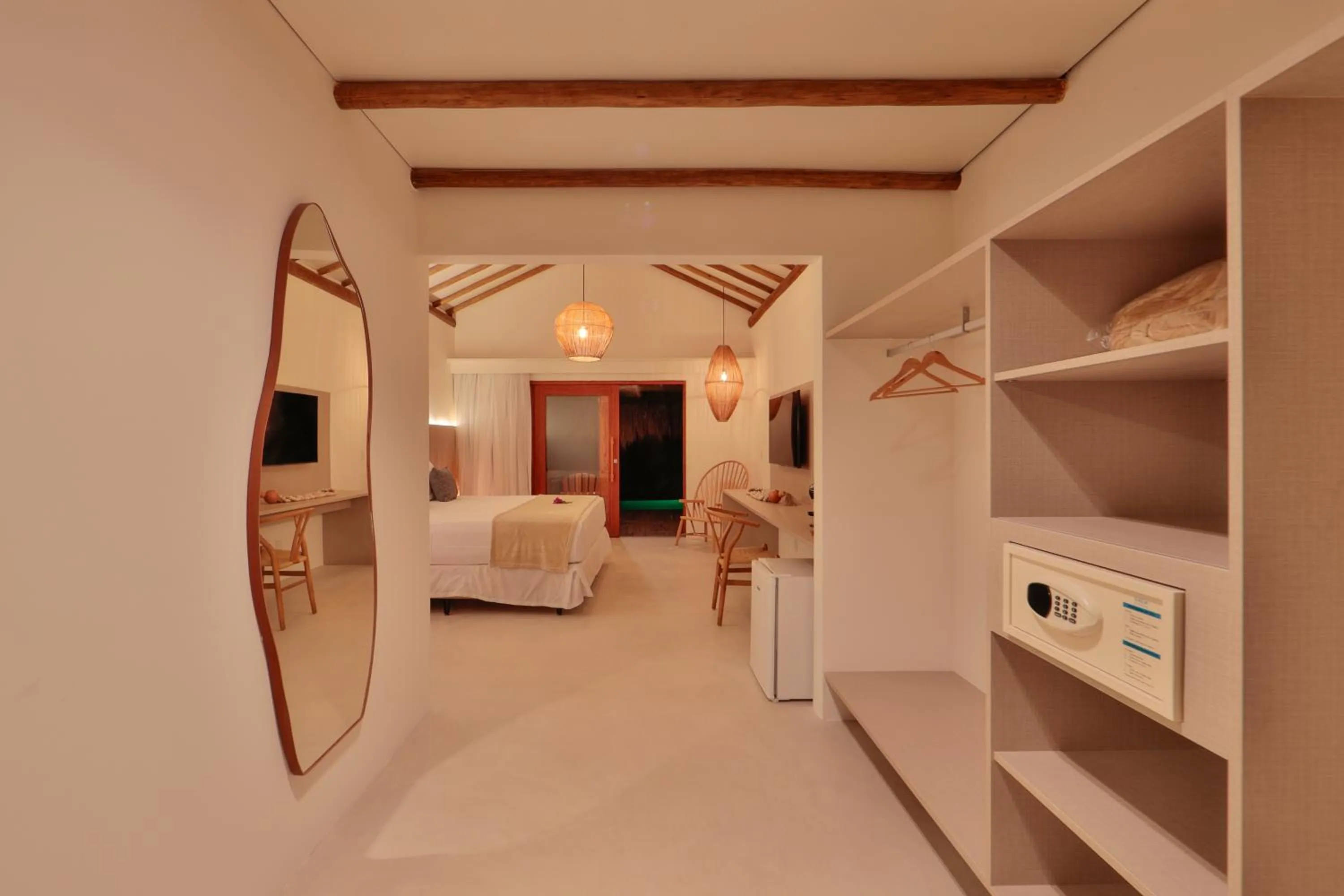 Bed in Pousada Tatuá