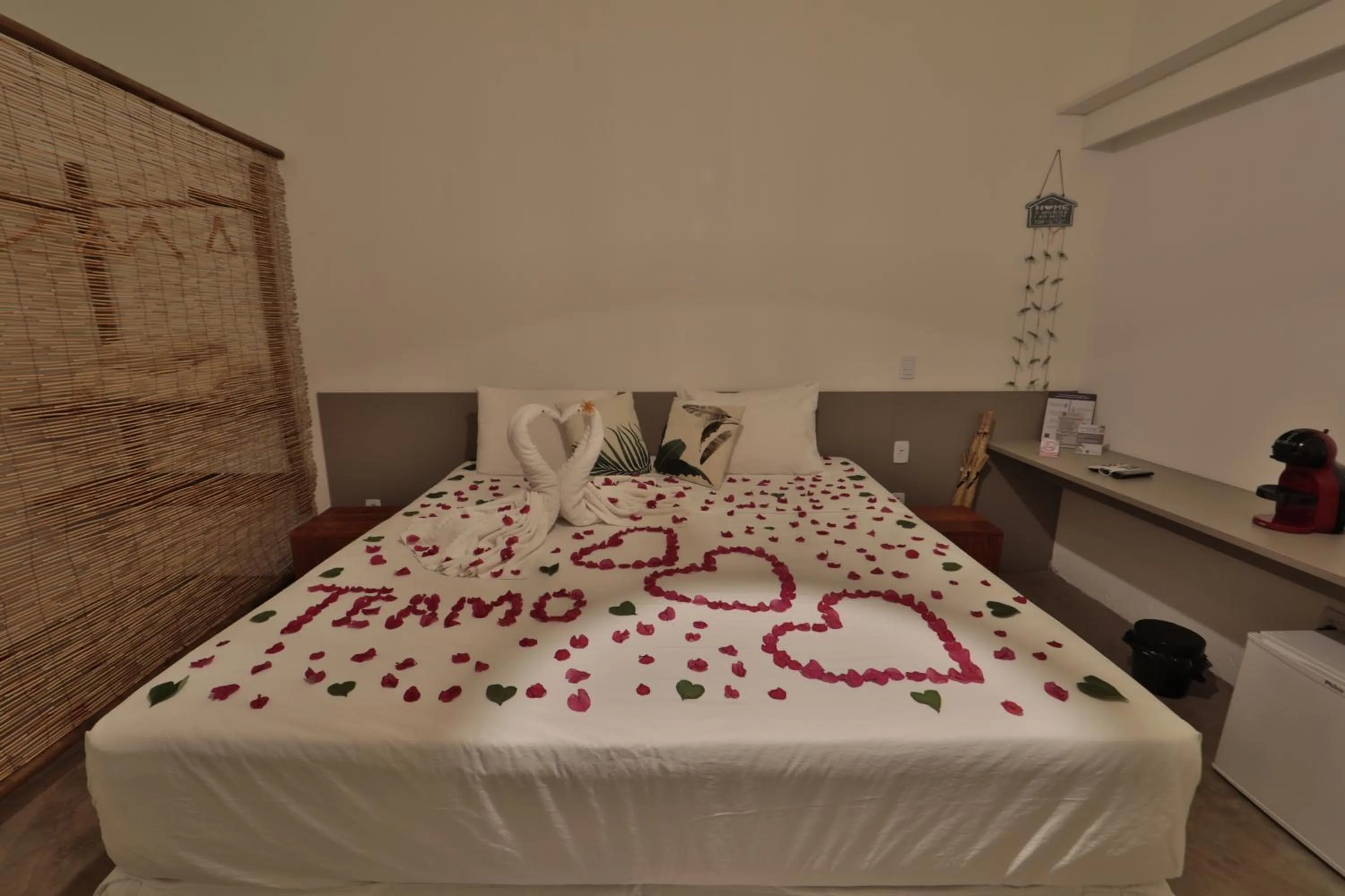 Bed in Pousada Tatuá