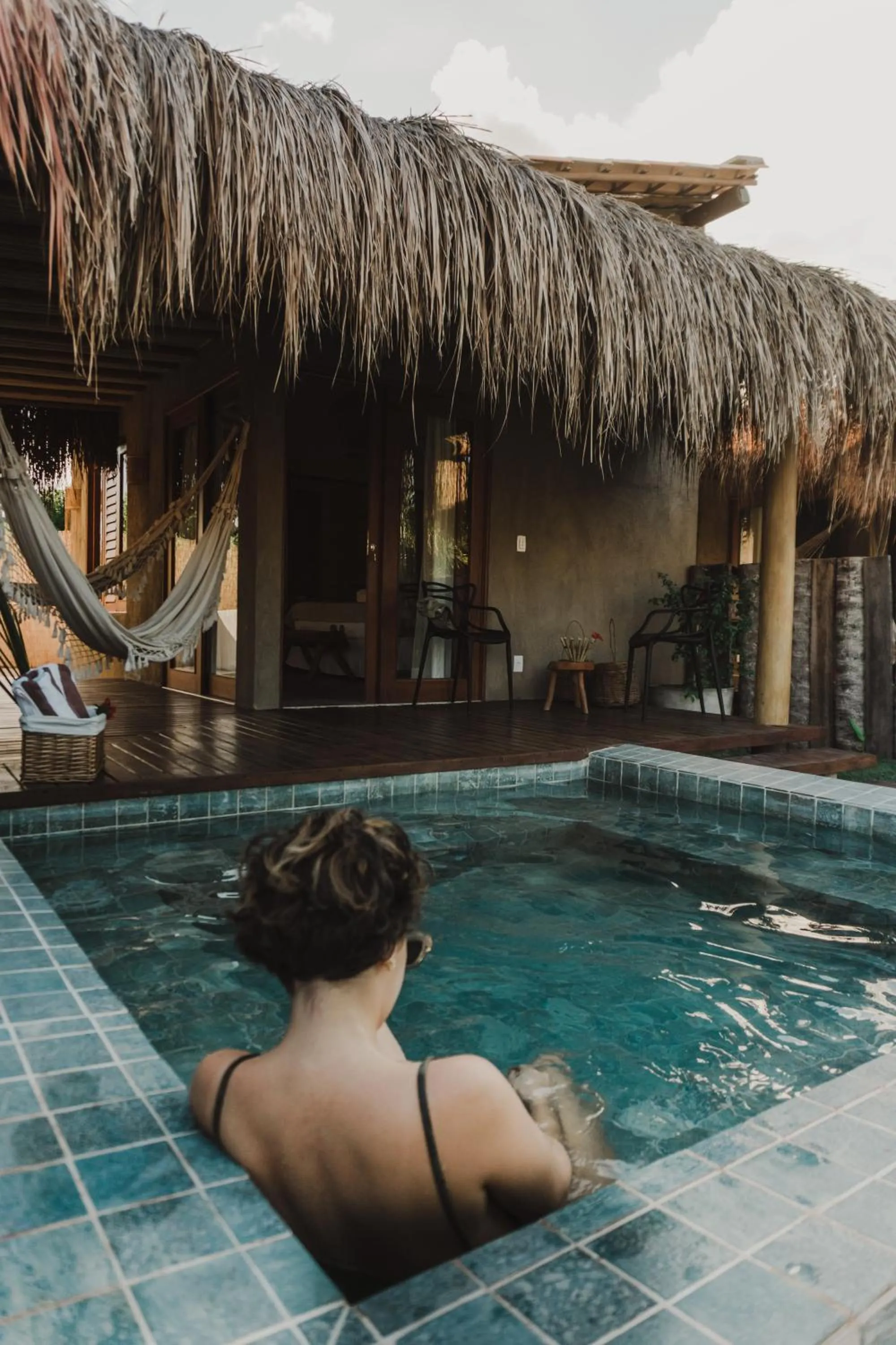 Swimming pool in Pousada Tatuá