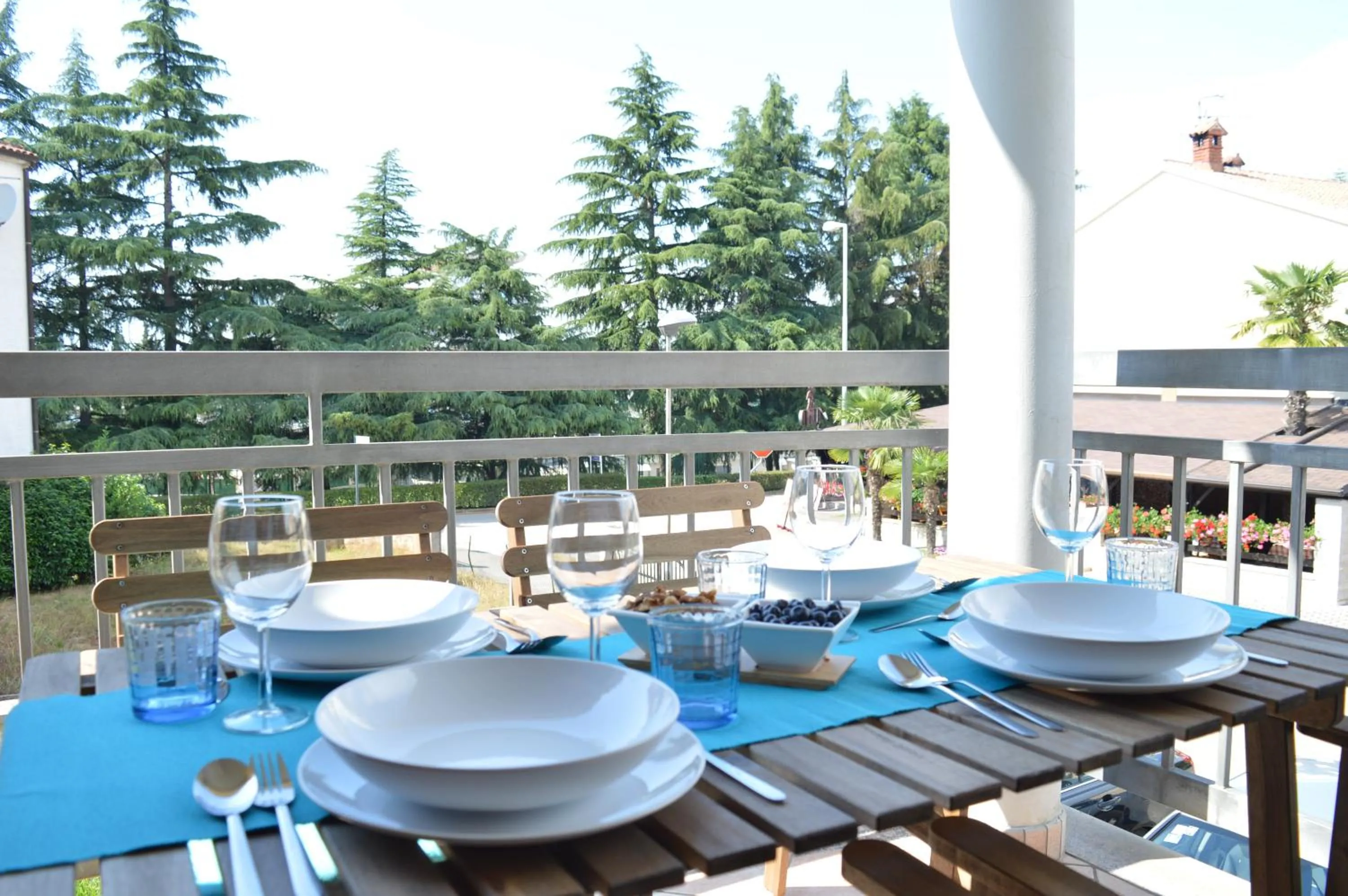Balcony/Terrace in Apartments Villa Alba