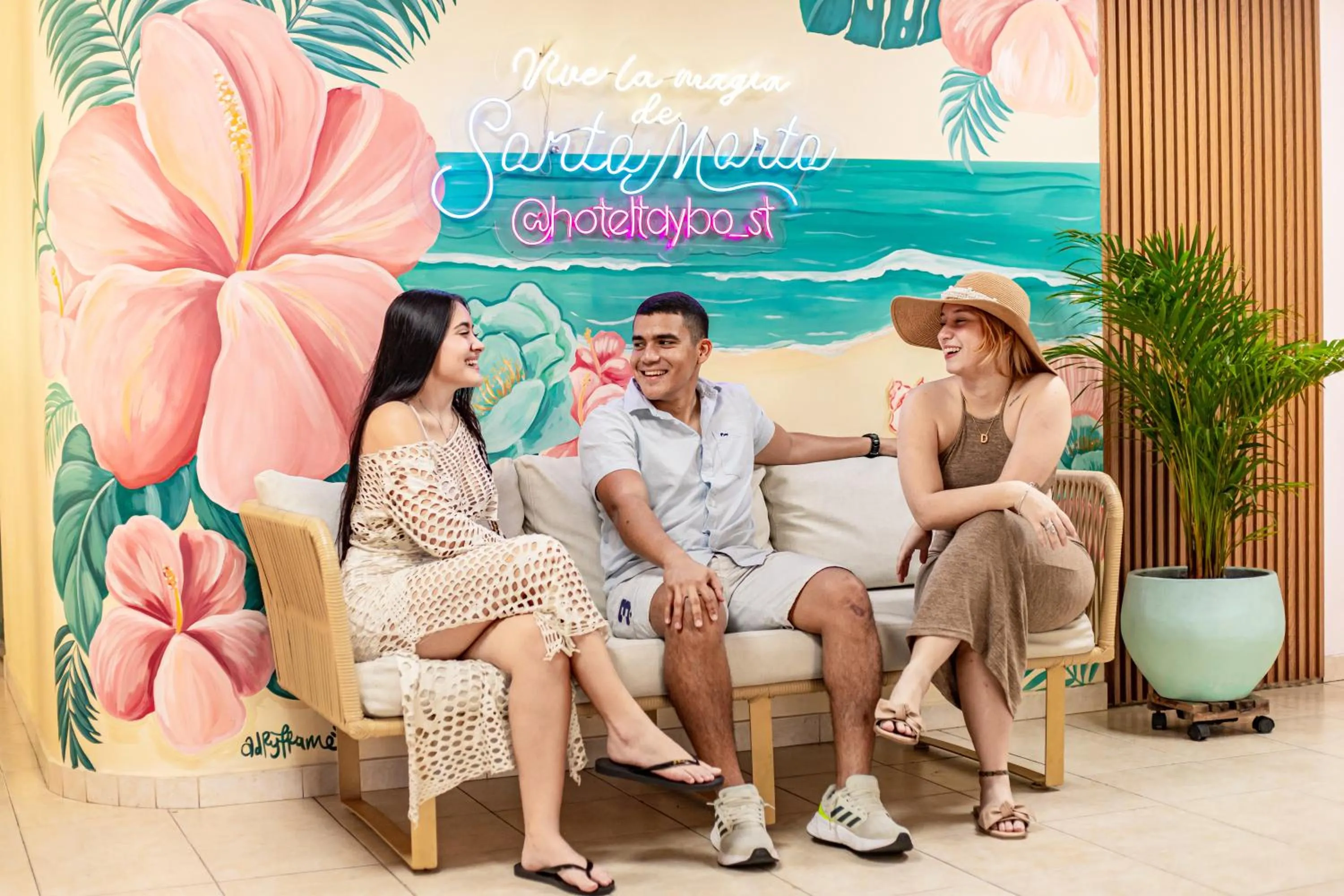 Seating area in Taybo Beach By St Hoteles