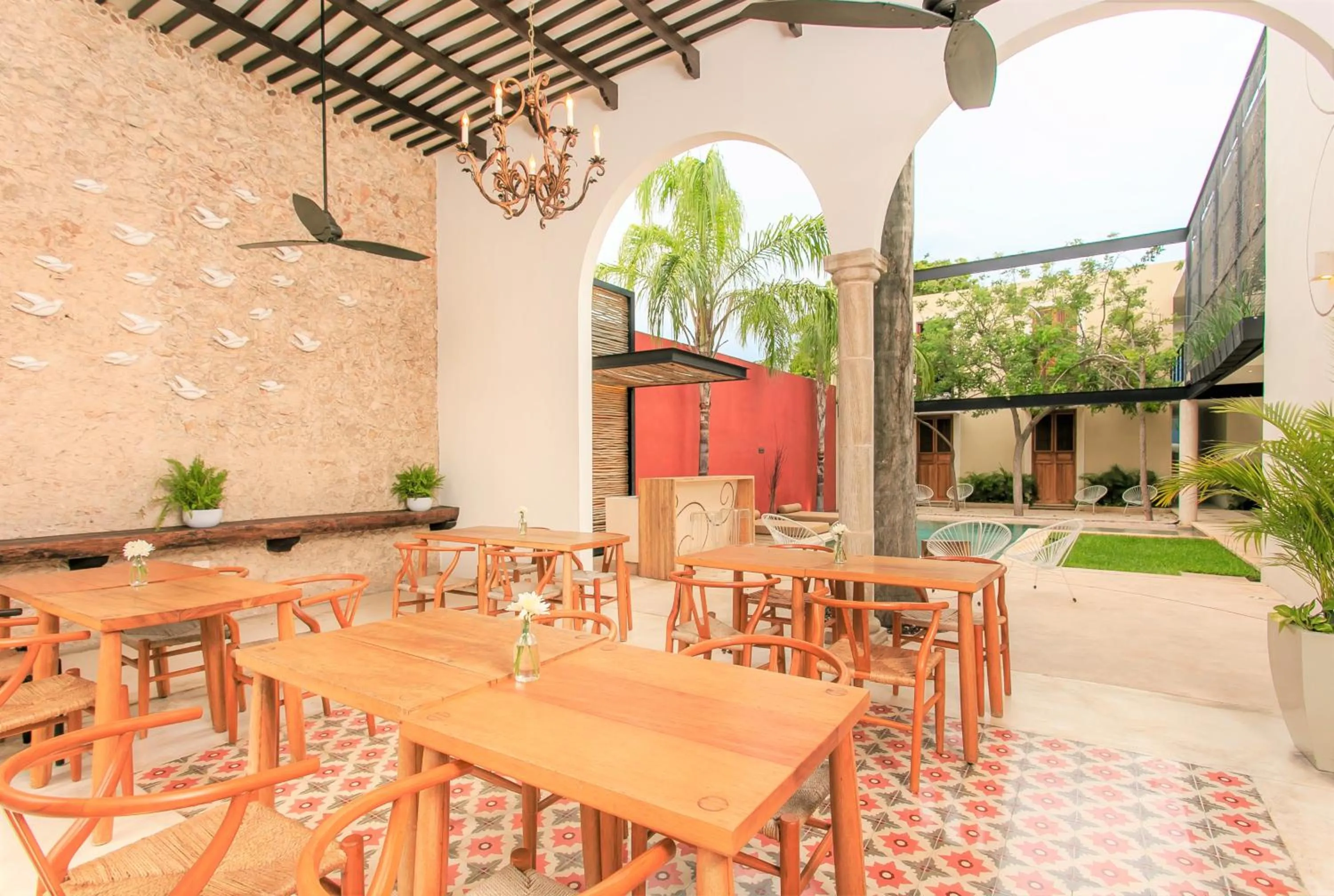 Patio in Casa de Las Palomas Boutique Hotel by Paloma's Hotels - Adults Only