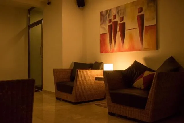 Seating area in Hotel Noor