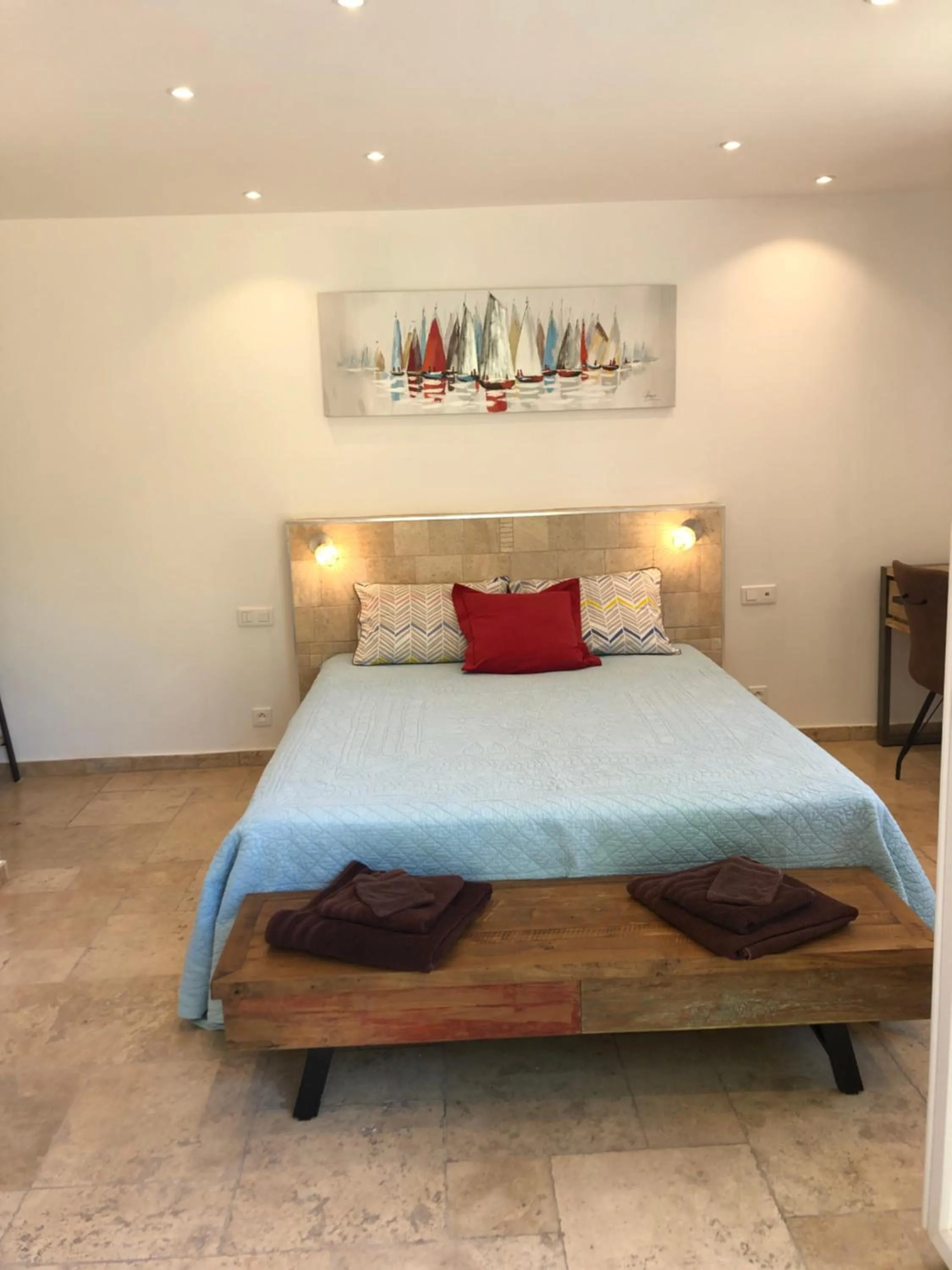 Bedroom, Bed in Casa di Floumy