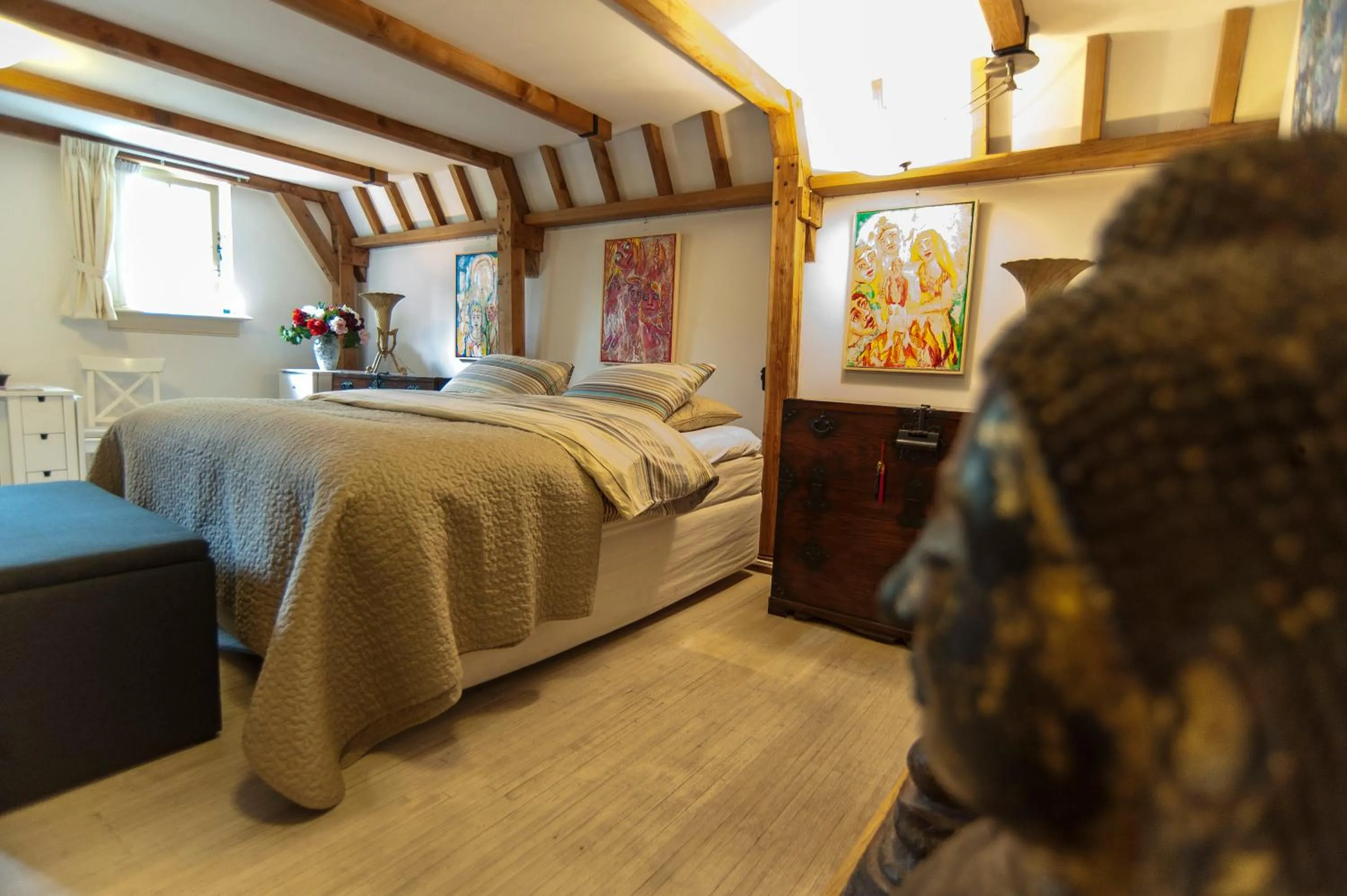 Bed in Bed & Breakfast of Art