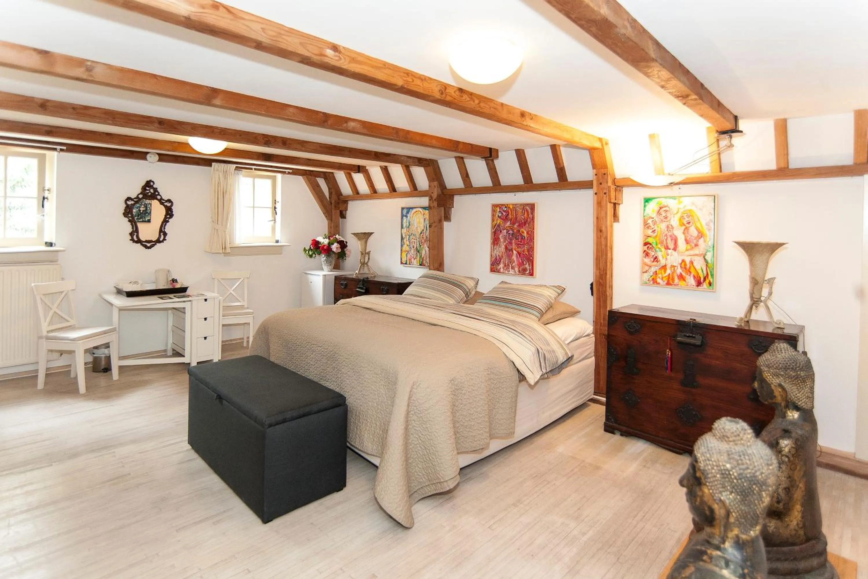 Bed in Bed & Breakfast of Art