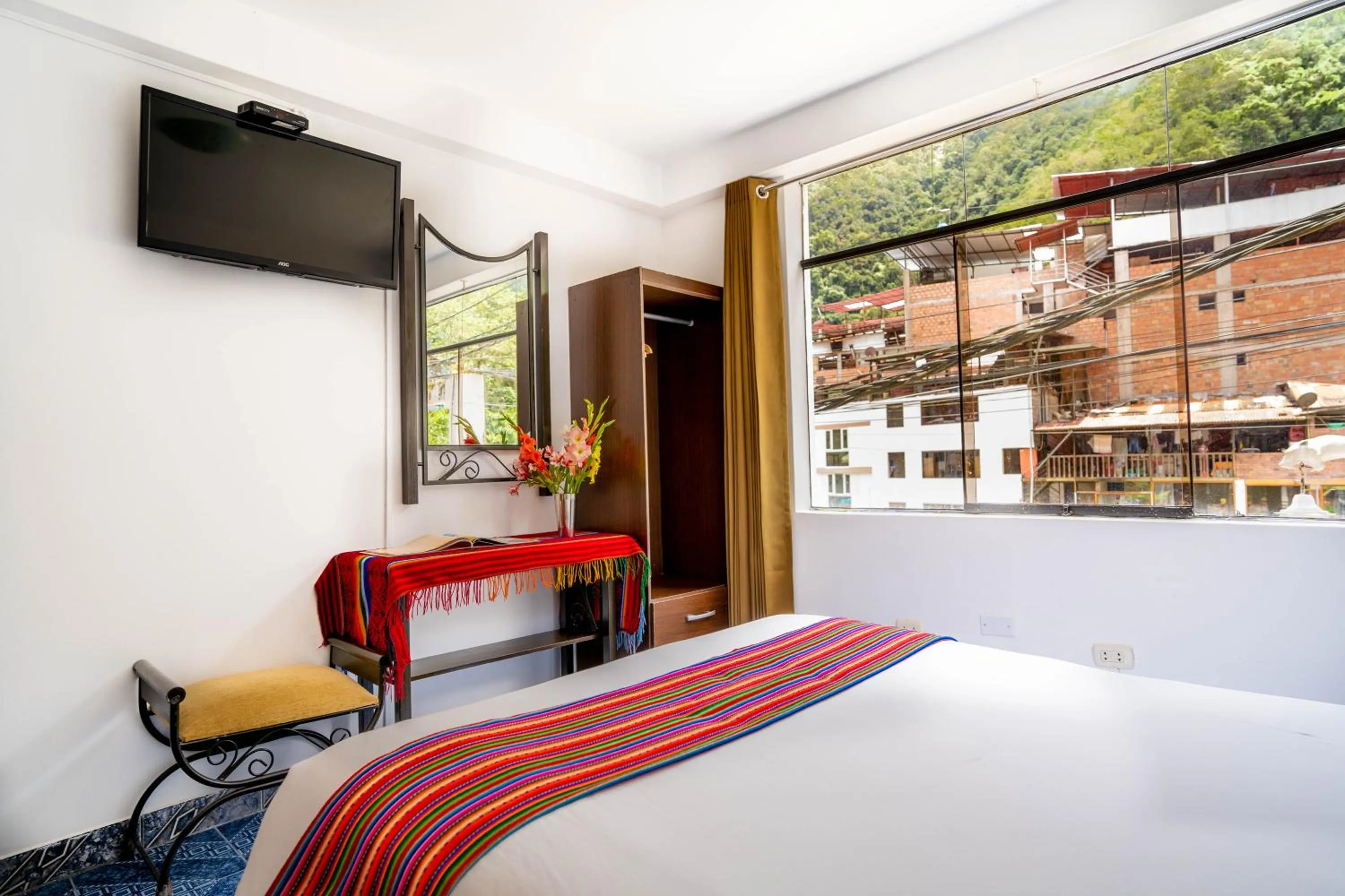 Bed in Hotel Machupicchu Inn