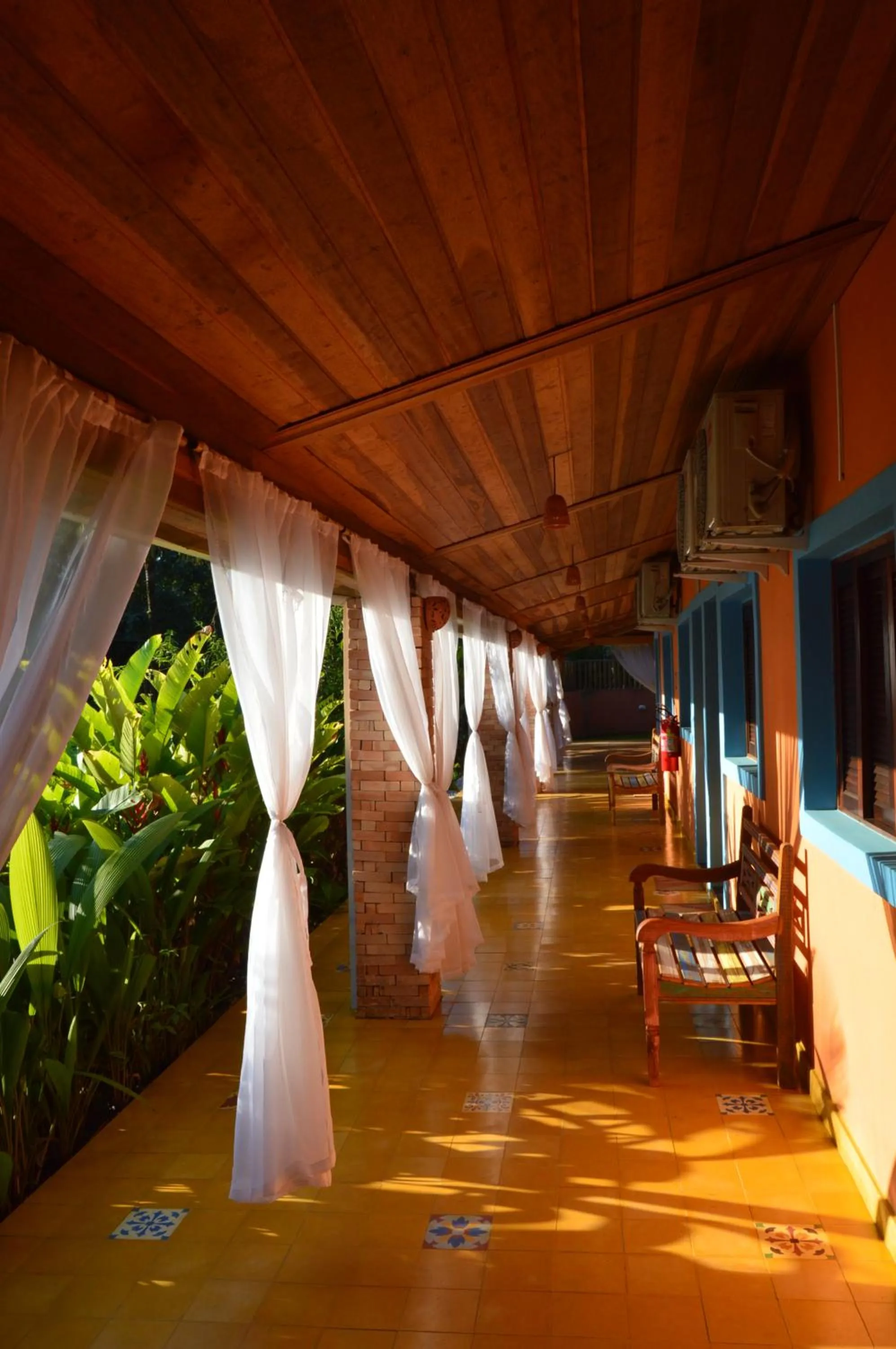 Balcony/Terrace in Pousada Canoa Caiçara Ilhabela