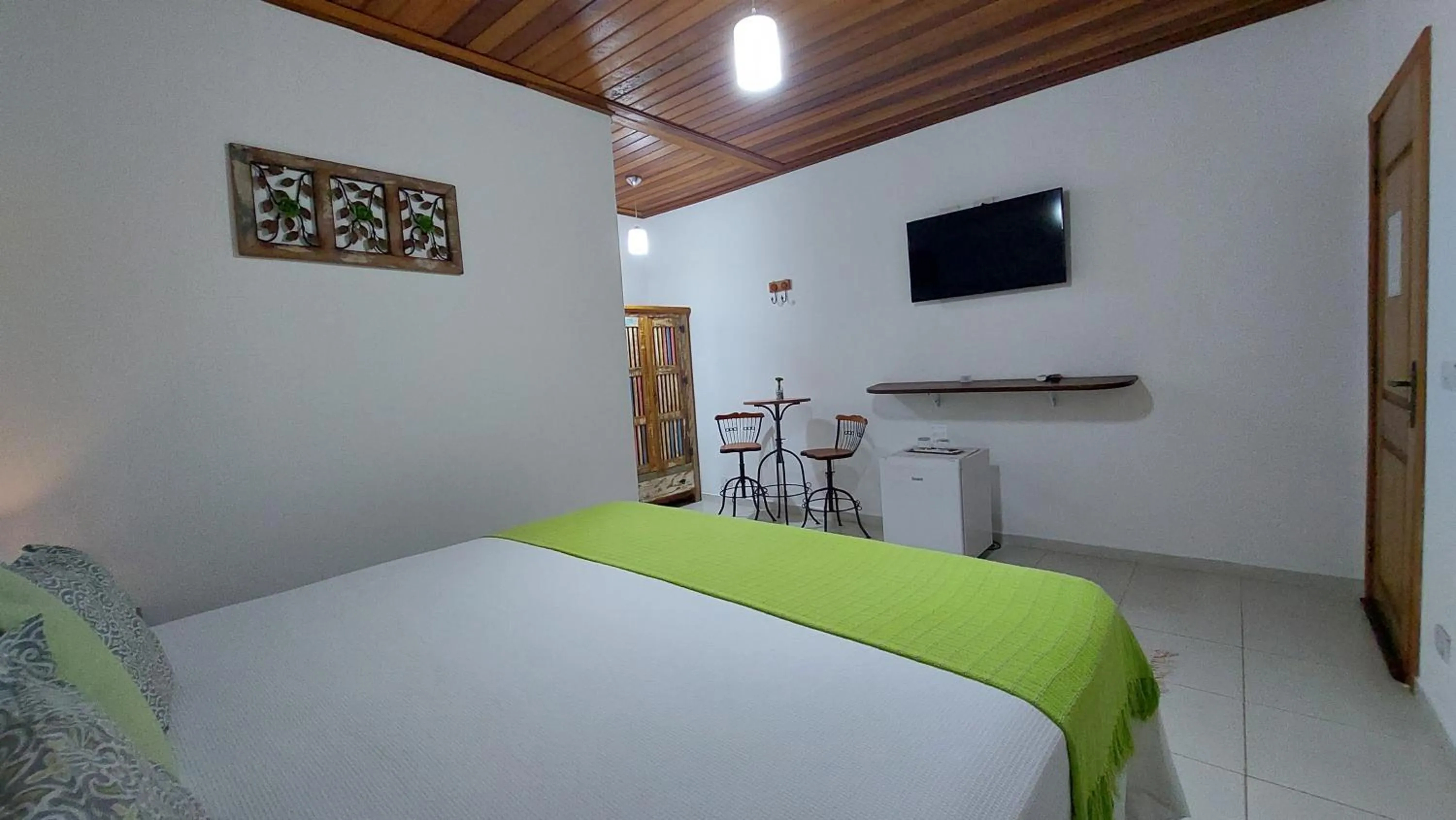 Bed in Pousada Canoa Caiçara Ilhabela