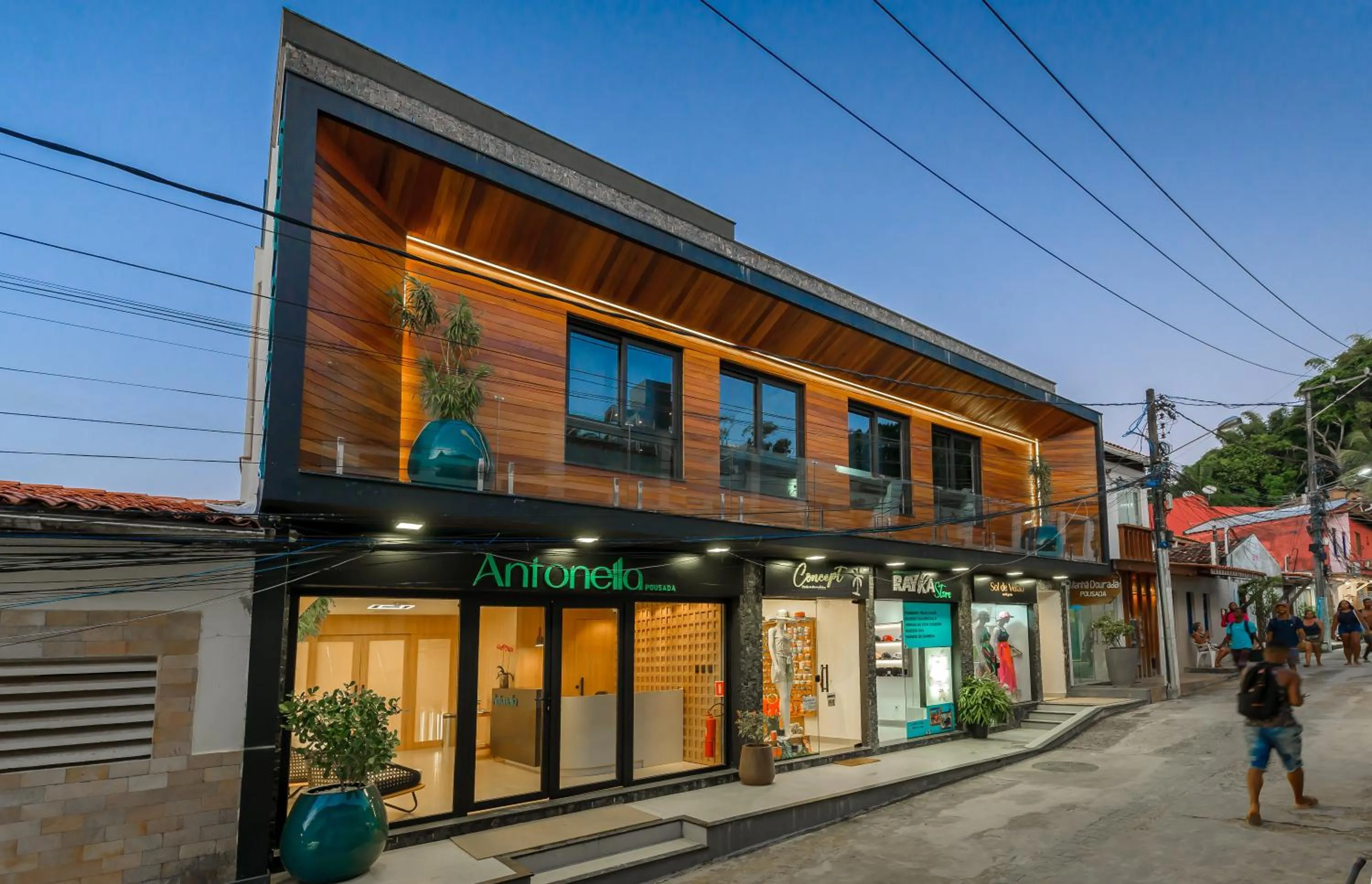 Facade/entrance in Pousada Antonella