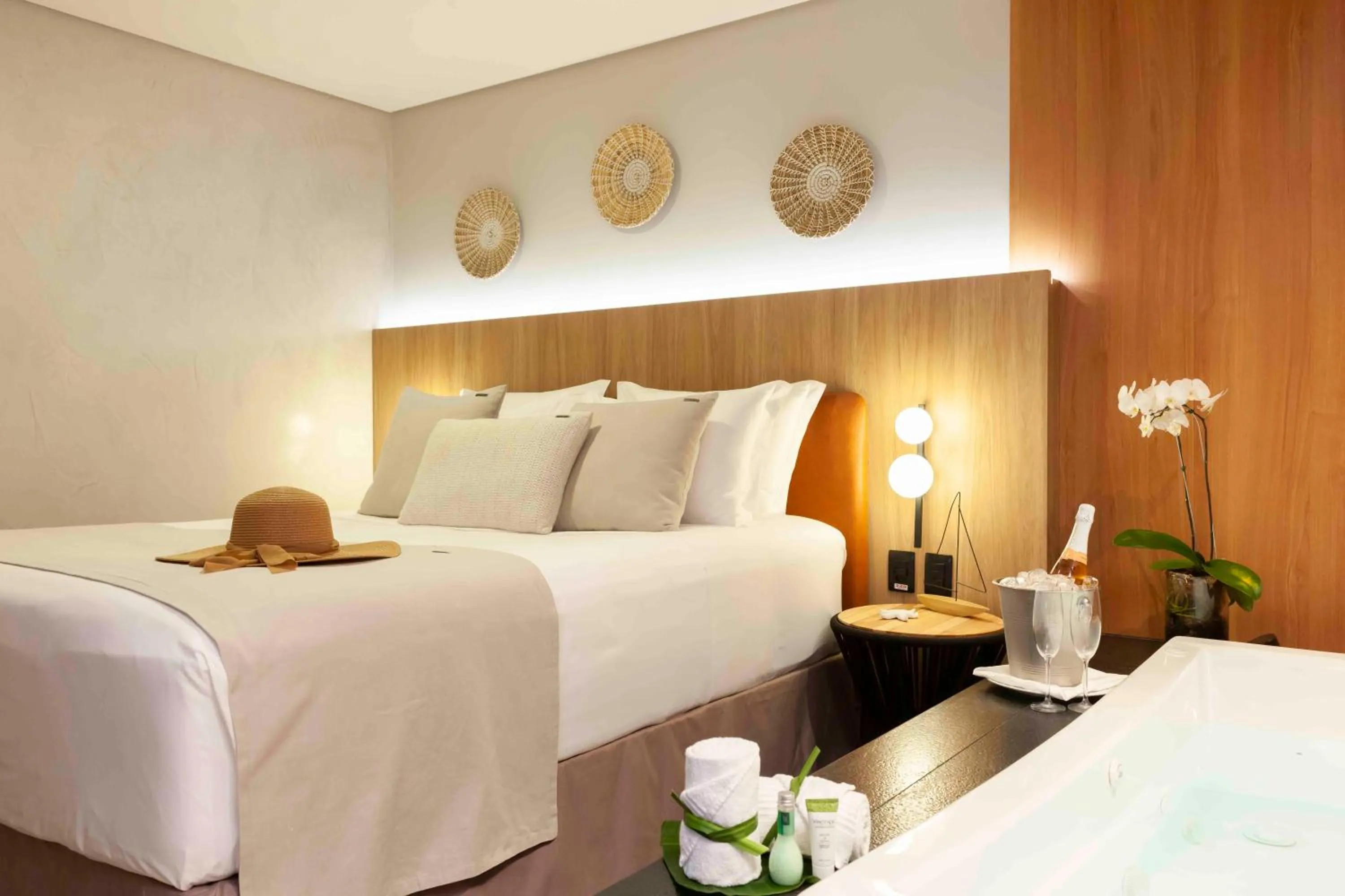 Bed in Pousada Antonella