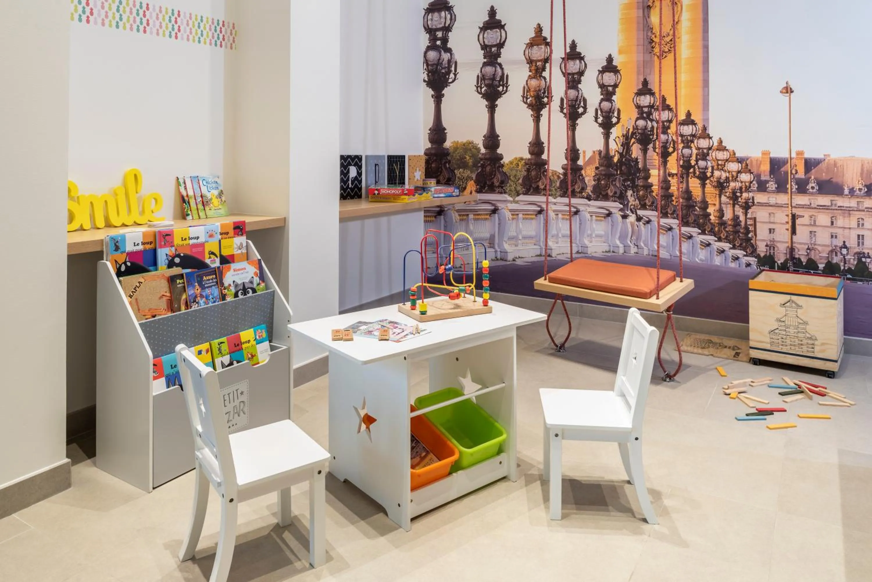 Children play ground in Aparthotel Adagio Paris Centre Tour Eiffel