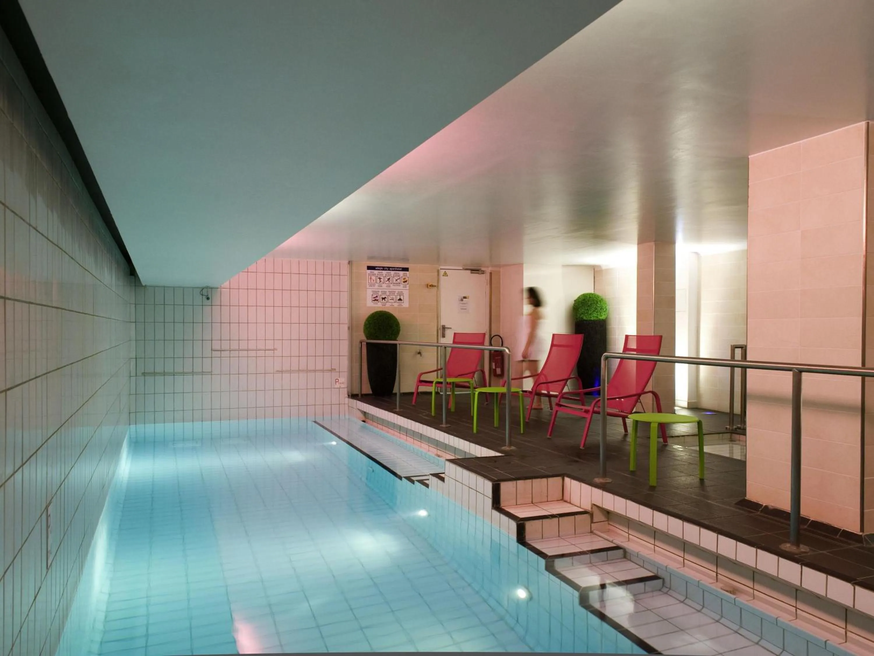 Pool view in Aparthotel Adagio Paris Centre Tour Eiffel