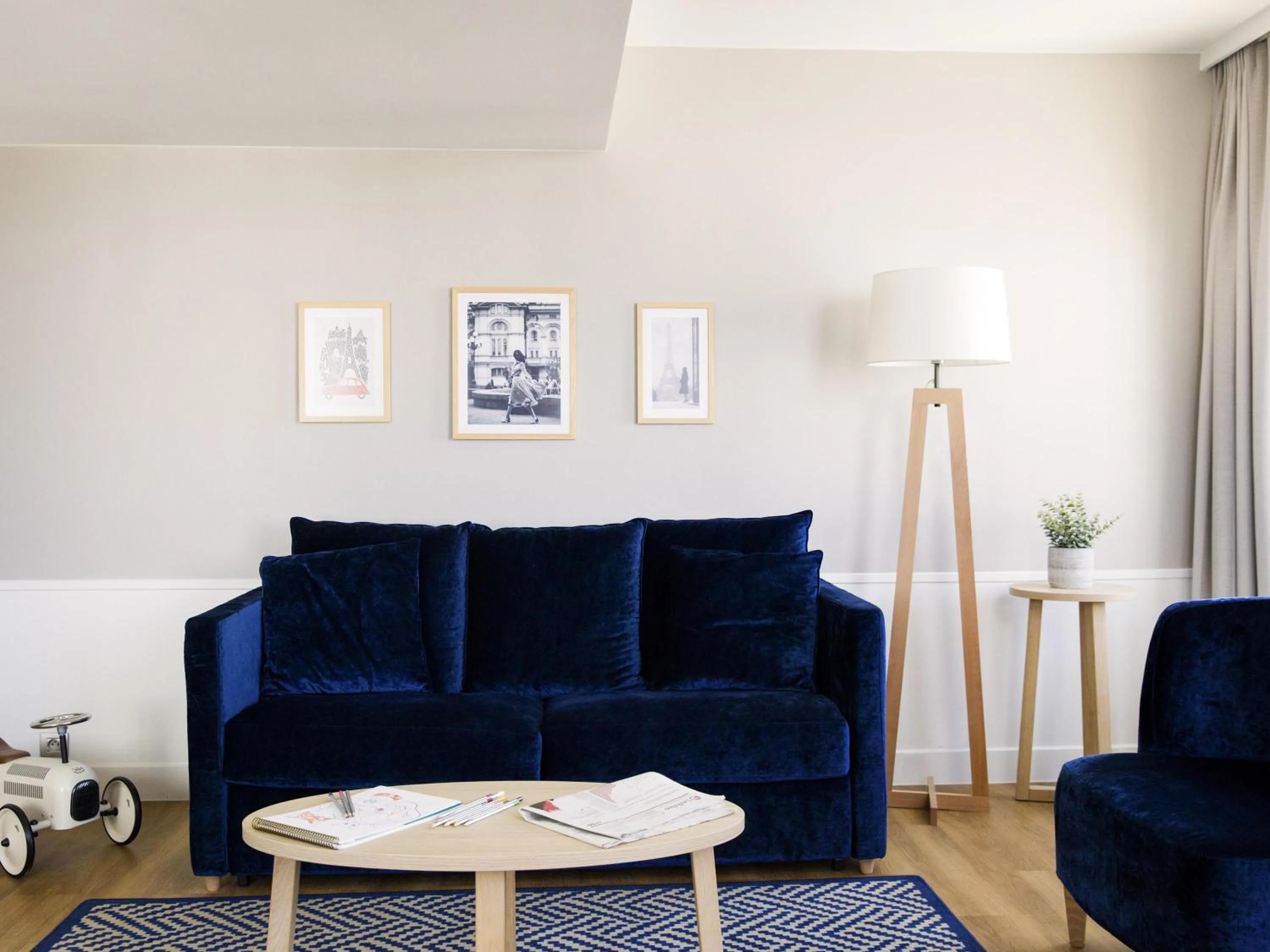 Bedroom in Aparthotel Adagio Paris Centre Tour Eiffel