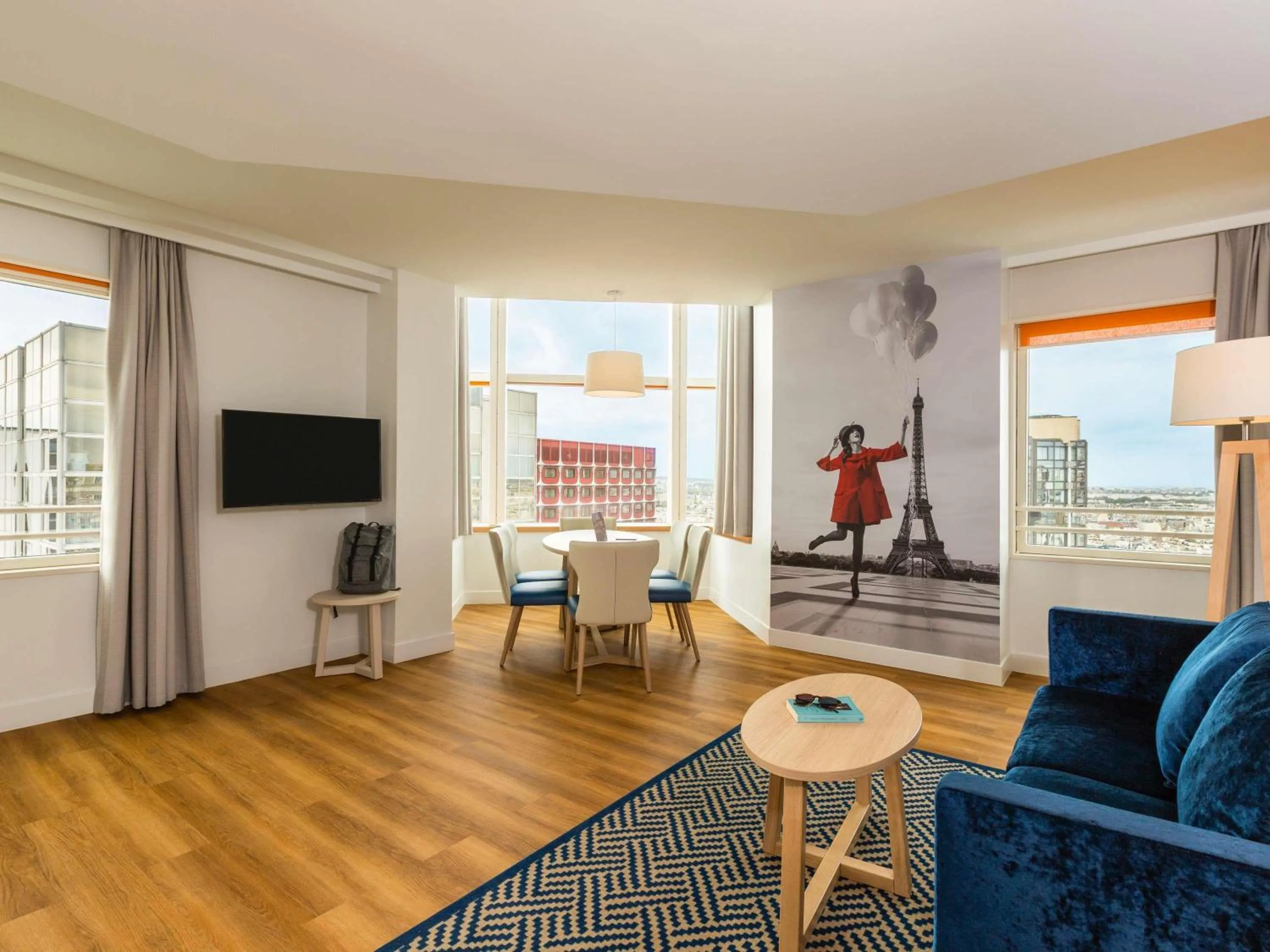 Bedroom in Aparthotel Adagio Paris Centre Tour Eiffel