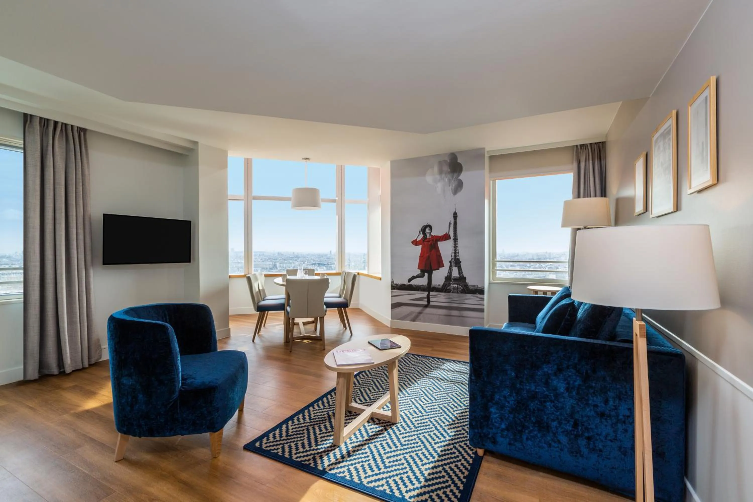 Living room in Aparthotel Adagio Paris Centre Tour Eiffel