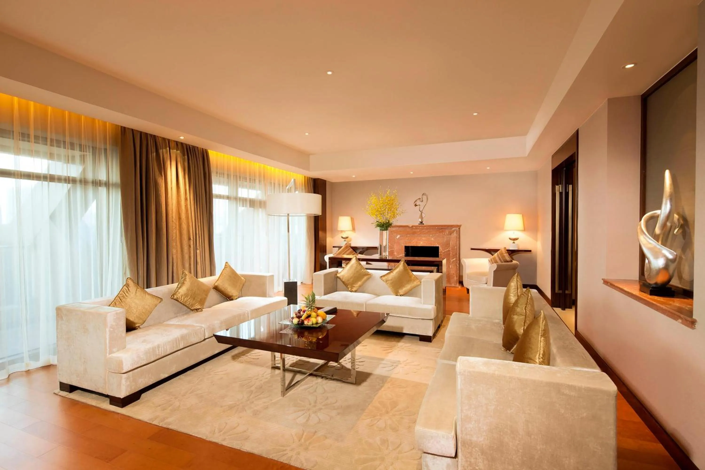 Living room in DoubleTree By Hilton Jiaxing