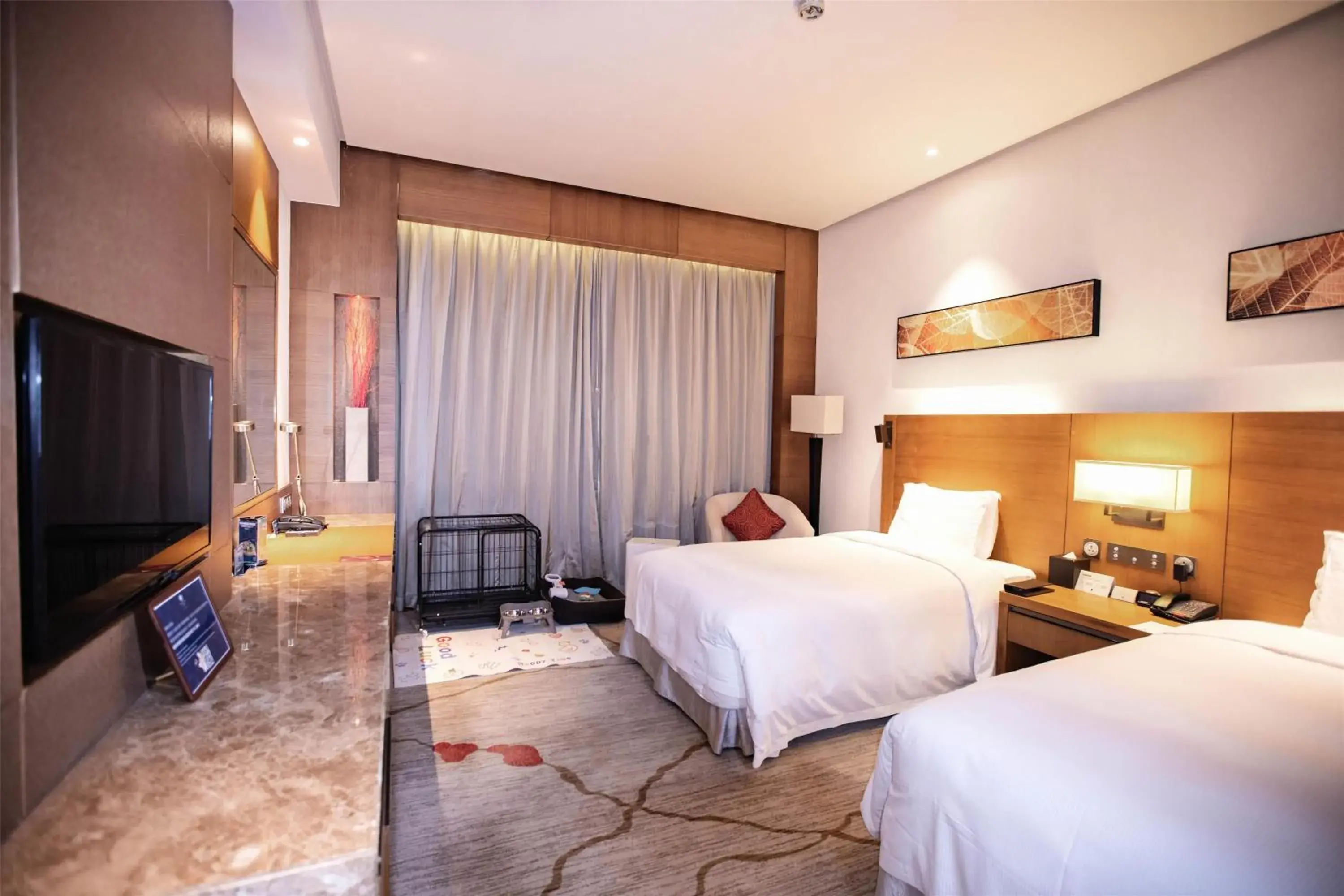 Twin Room in DoubleTree By Hilton Jiaxing Twin Room in DoubleTree By Hilton Jiaxing