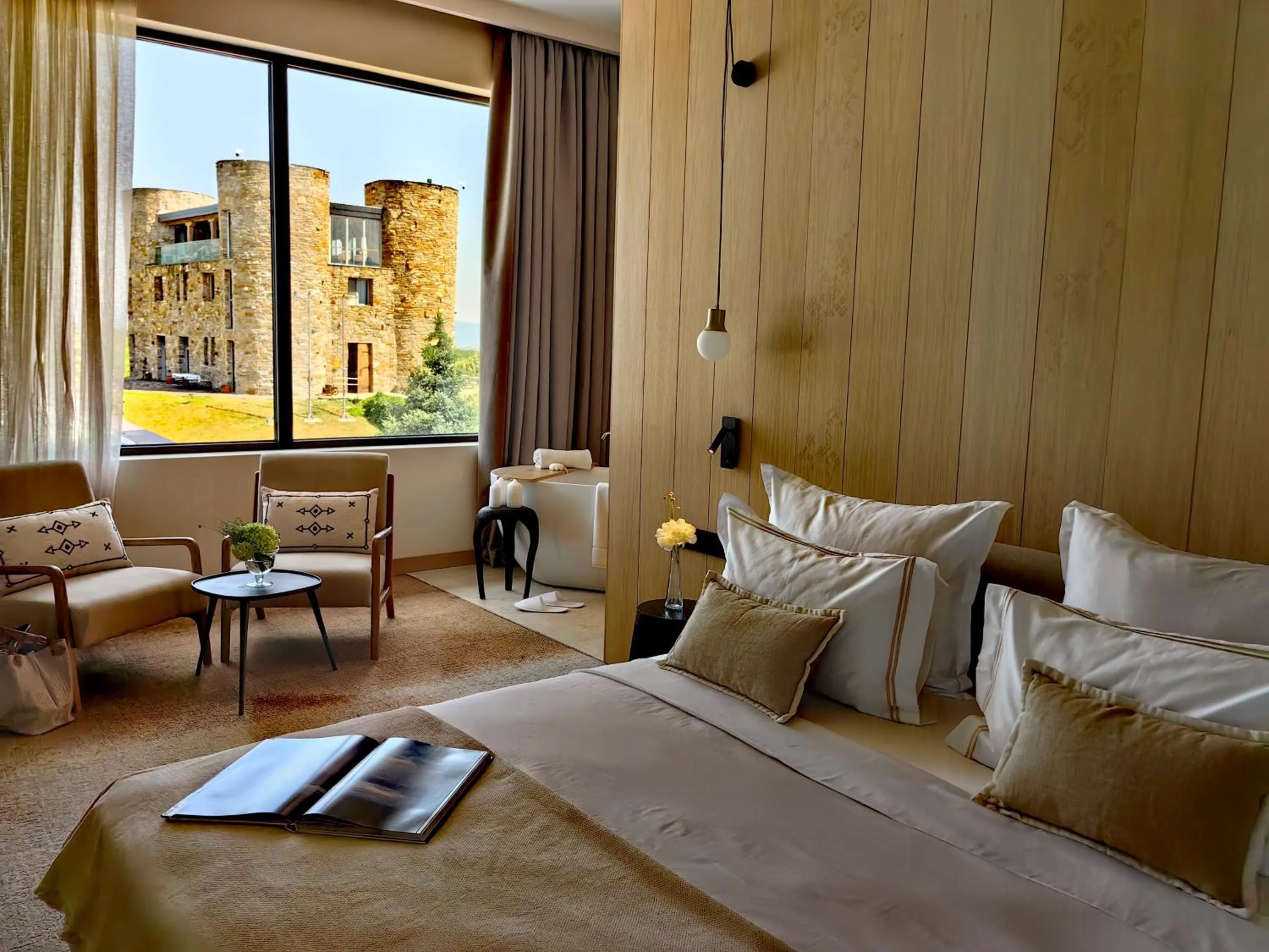 Bed in Chateau Copsa Complex