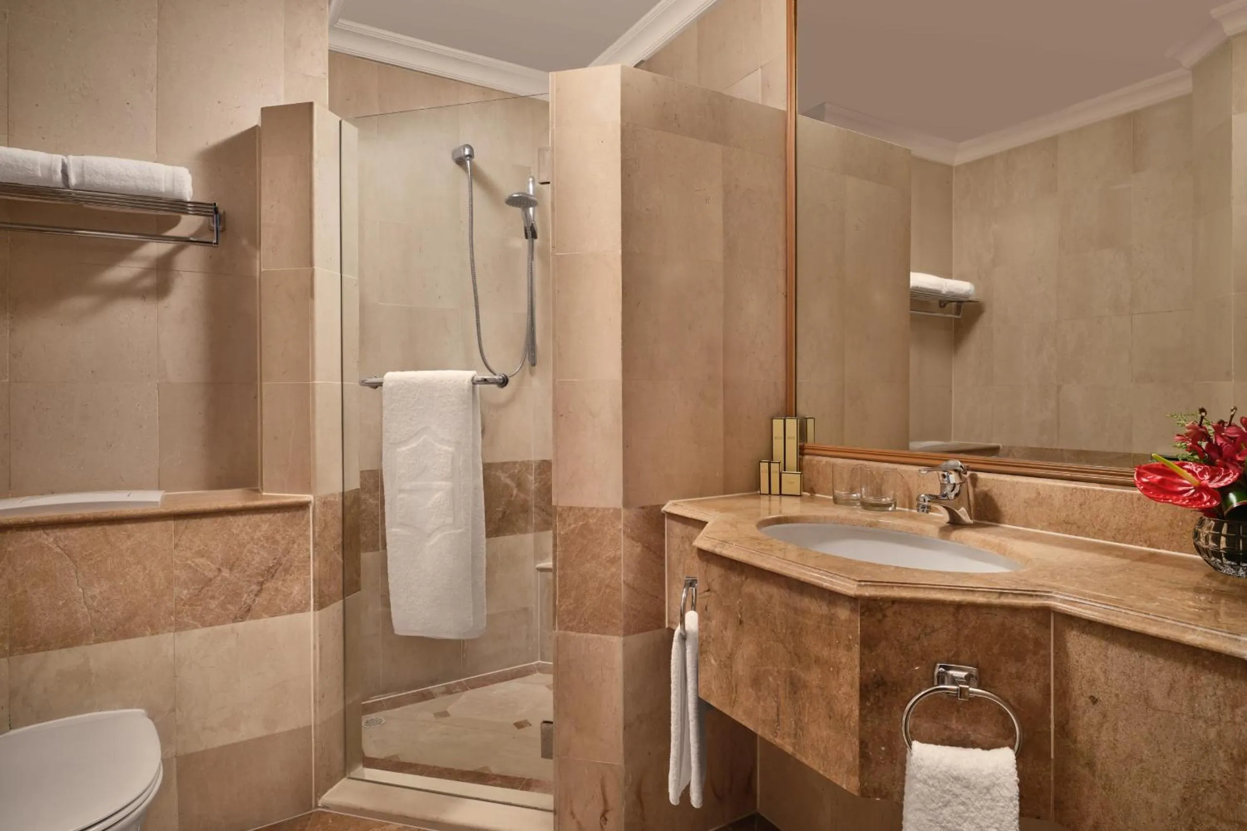 Bathroom in Shangri-La Apartments