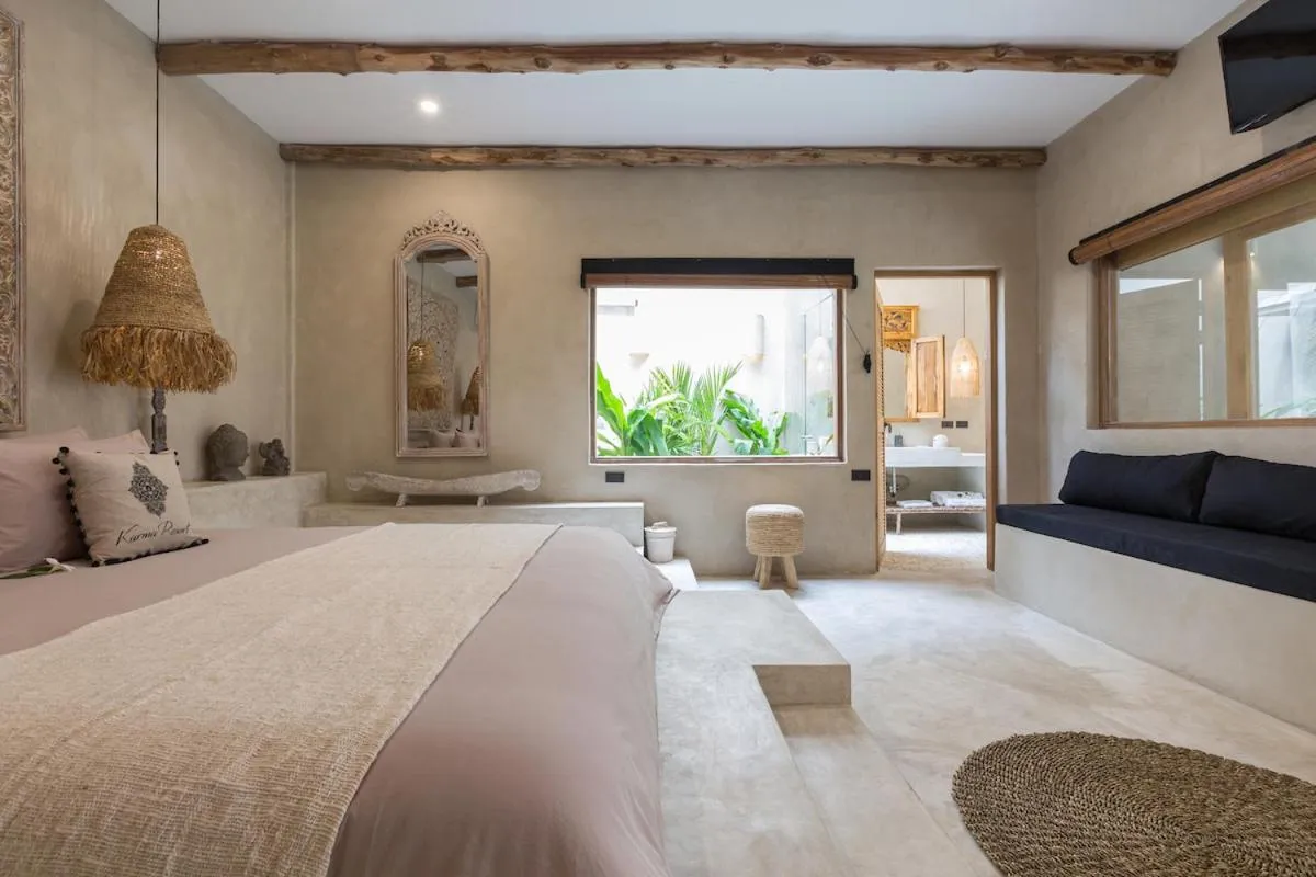 Seating area, Bed in Karma Resort