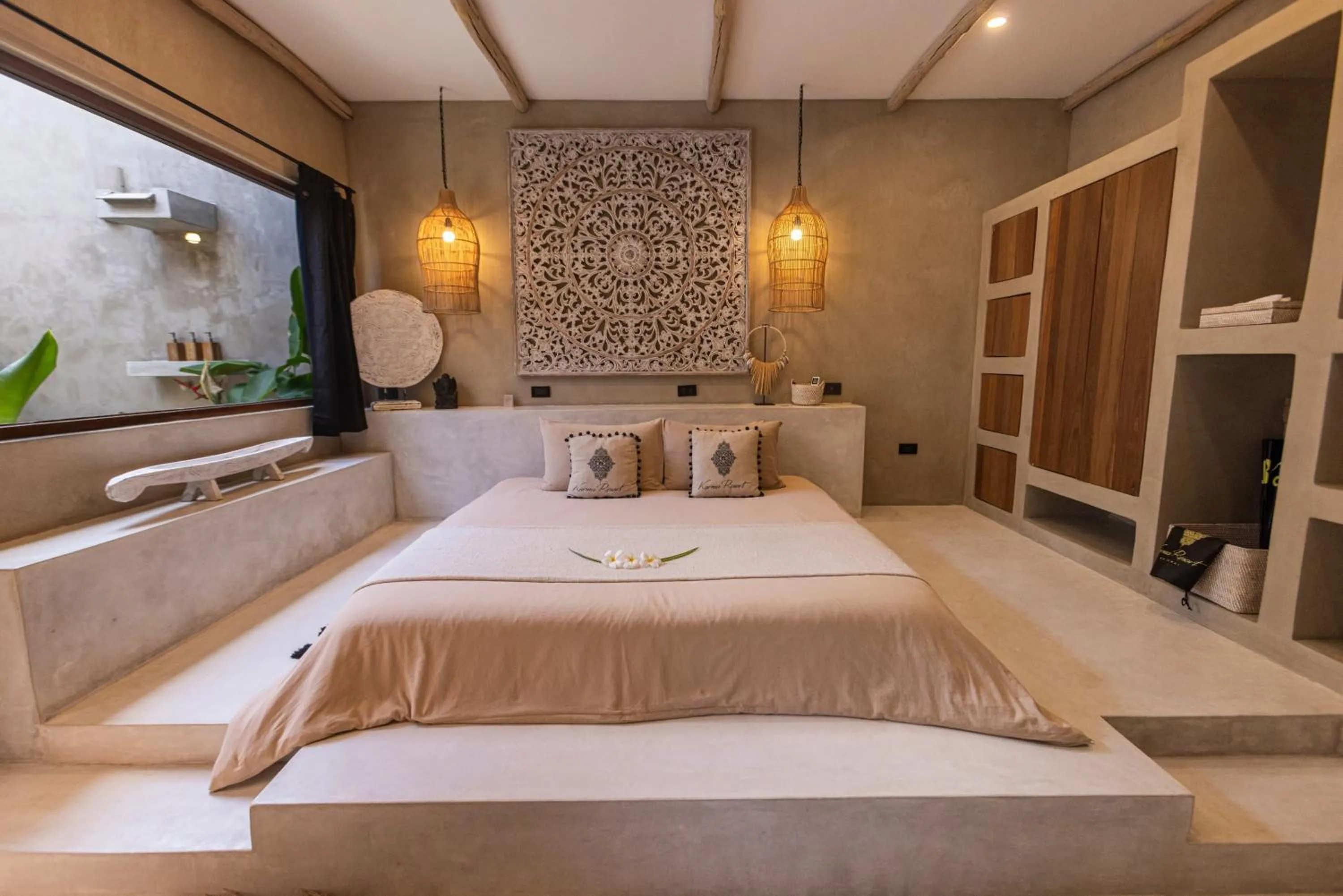 Bed in Karma Resort