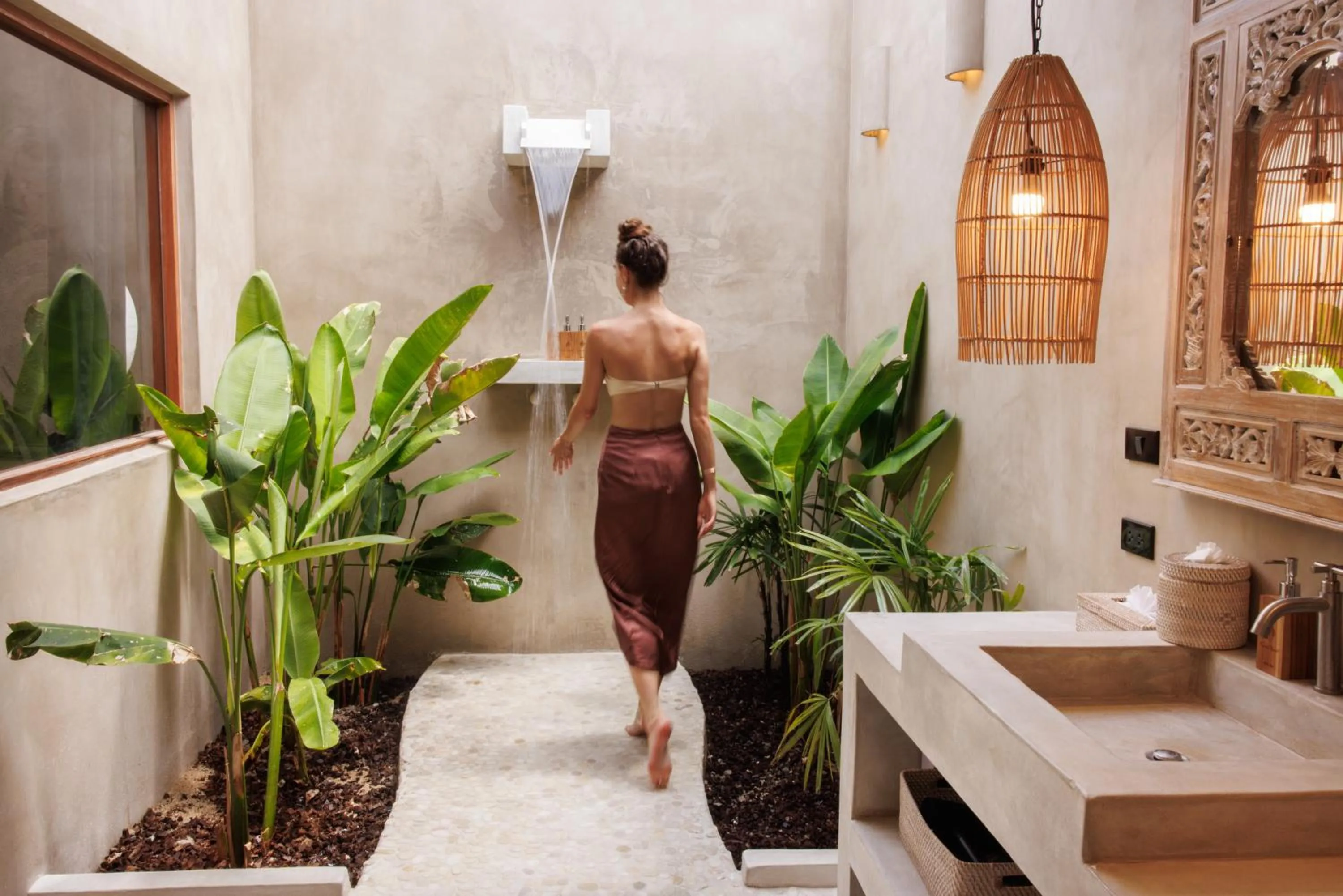 Shower in Karma Resort