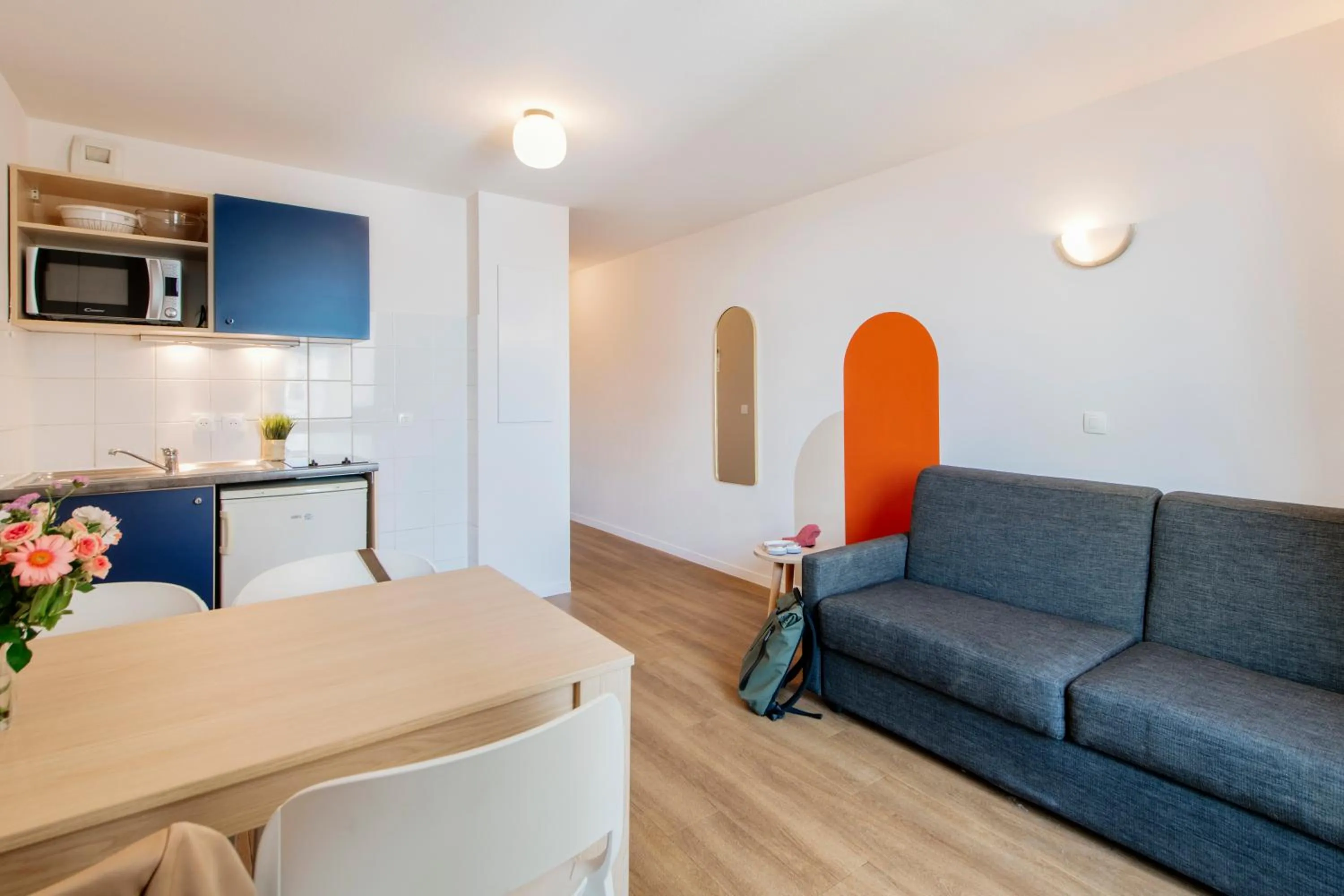 Living room in Aparthotel Adagio Access Paris Saint-Denis Pleyel