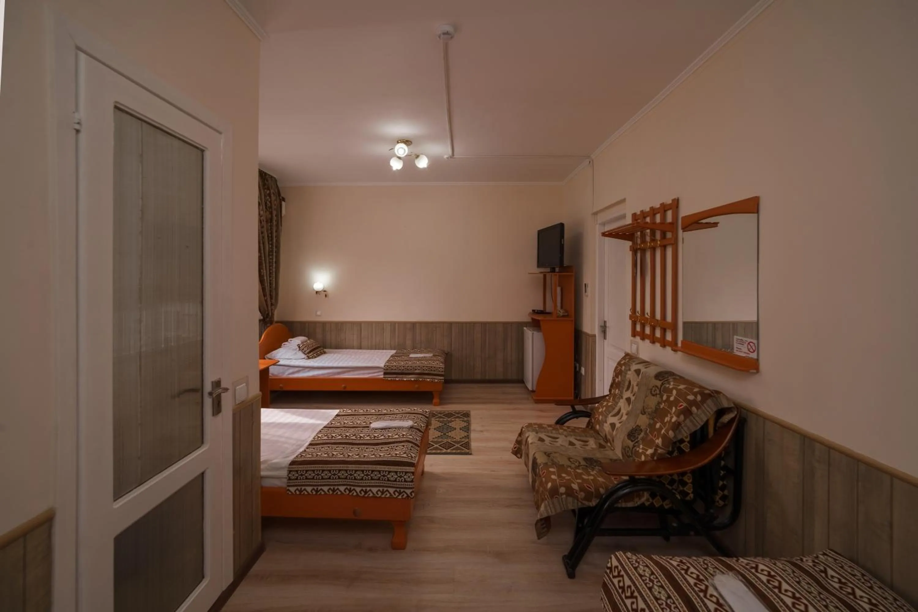 Bed in Alpinist Hotel