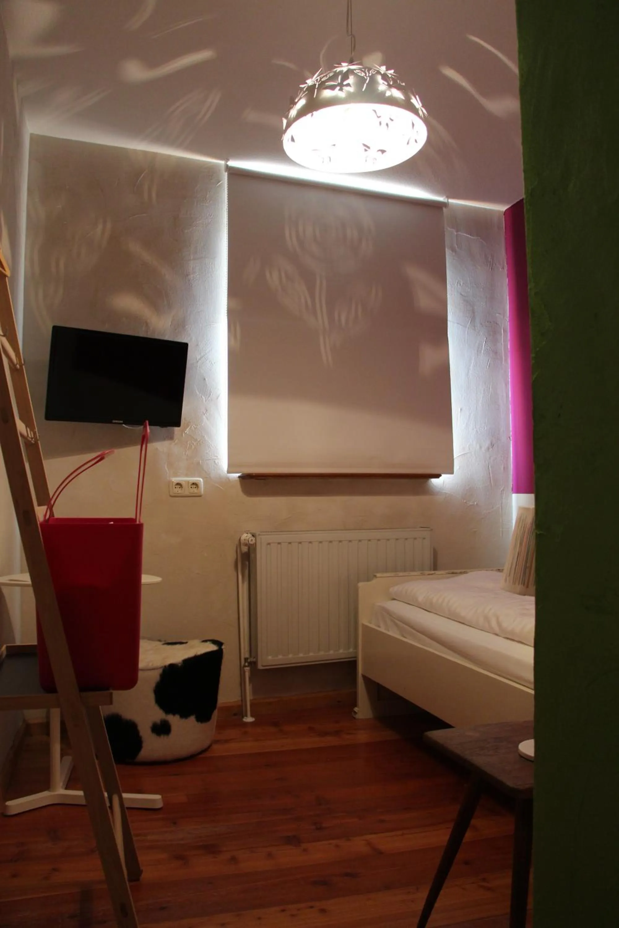 Decorative detail, Bed in Hotel Turmdieb