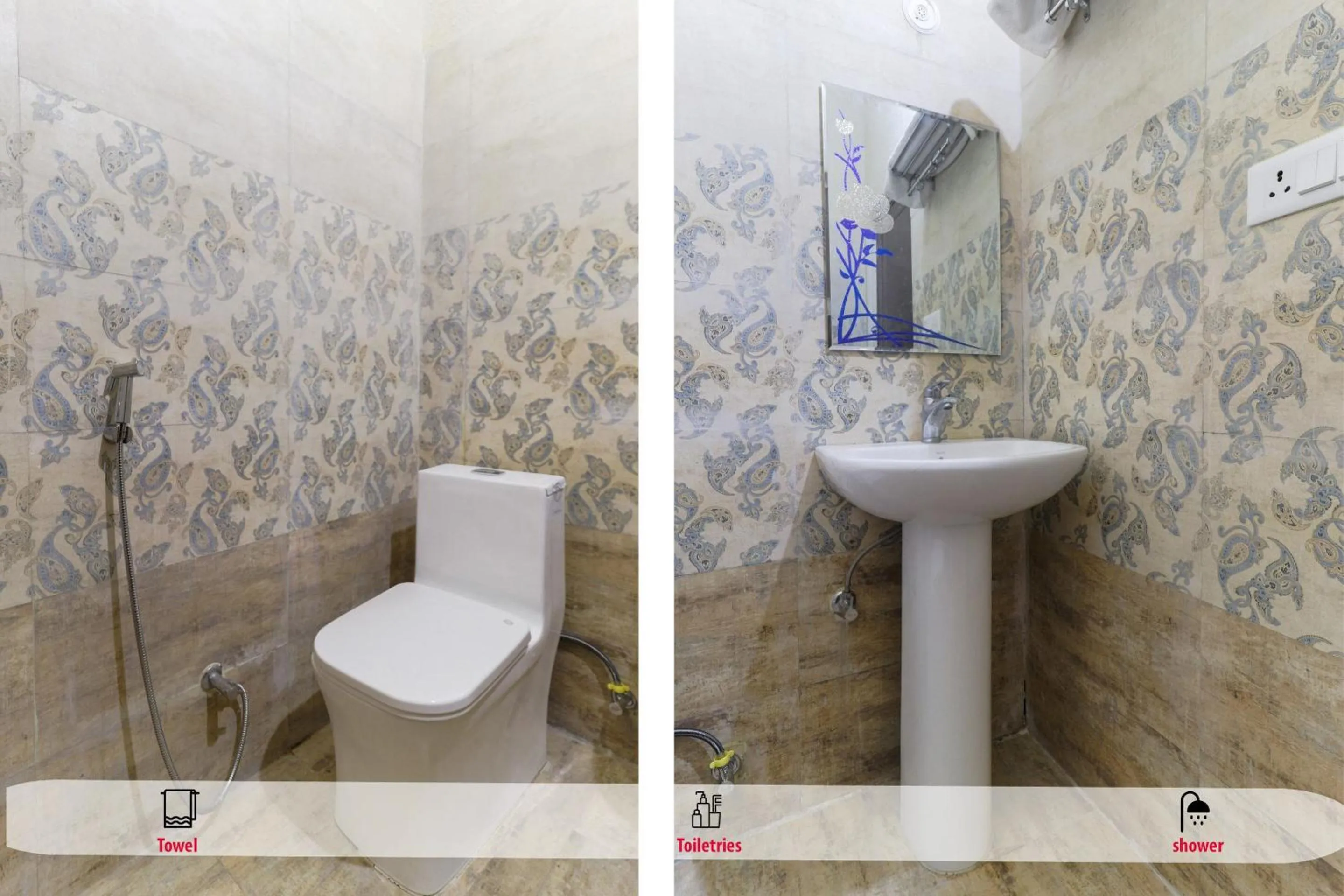 Bathroom in Hotel O Dev Raj