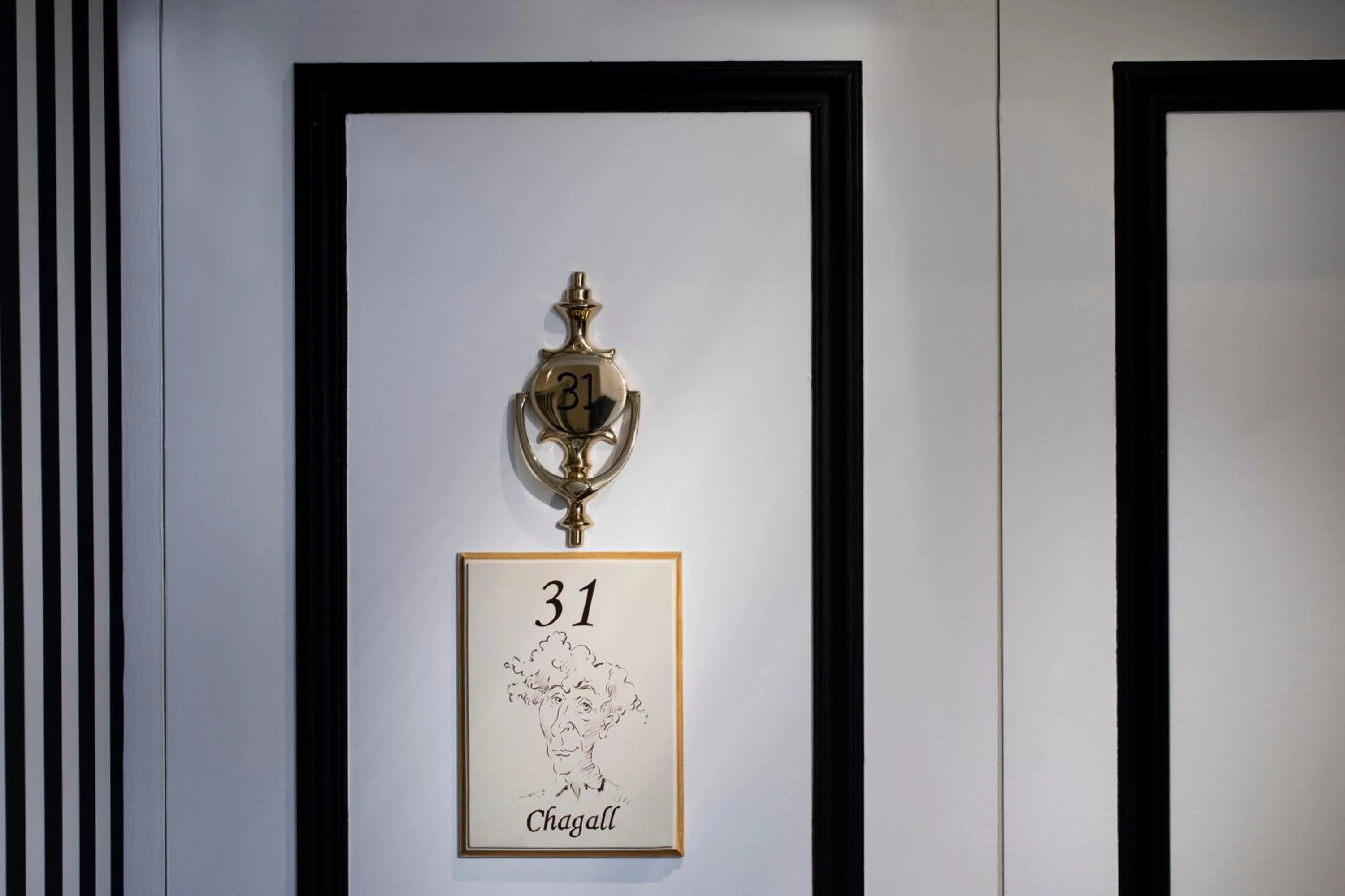 Decorative detail in Hotel & Spa de Latour Maubourg