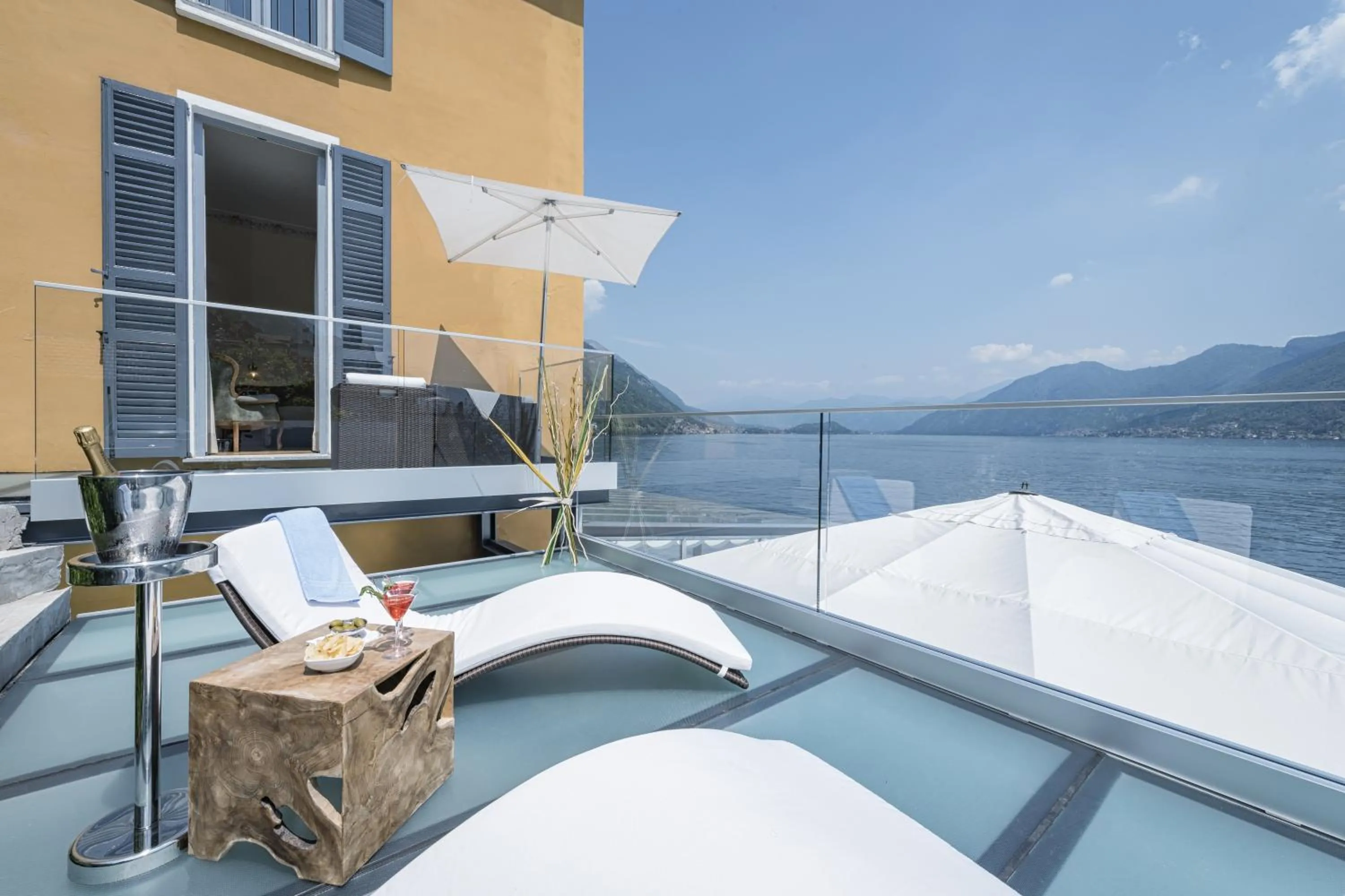 Balcony/Terrace in Villa Belvedere Como Lake Relais