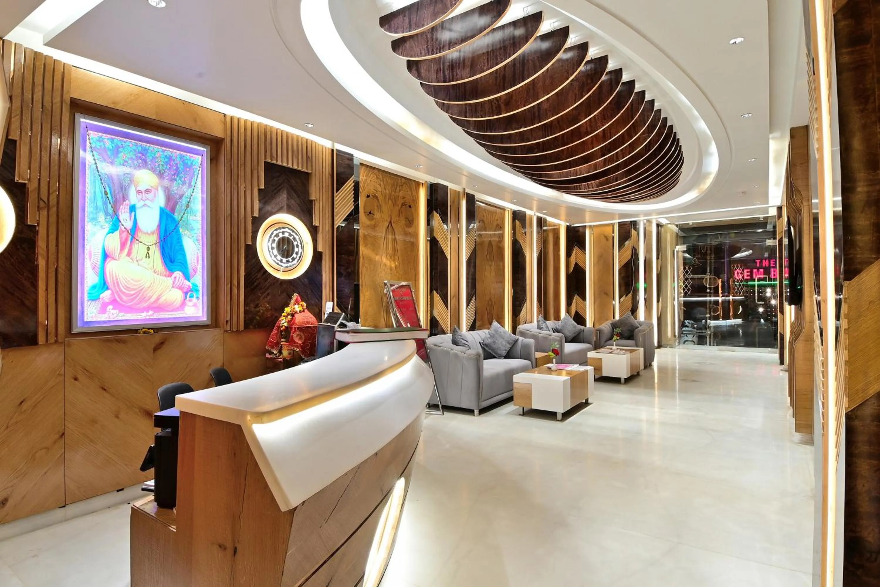 Property building, Lobby/Reception in Hotel Aman International -All Staff Vaccinated