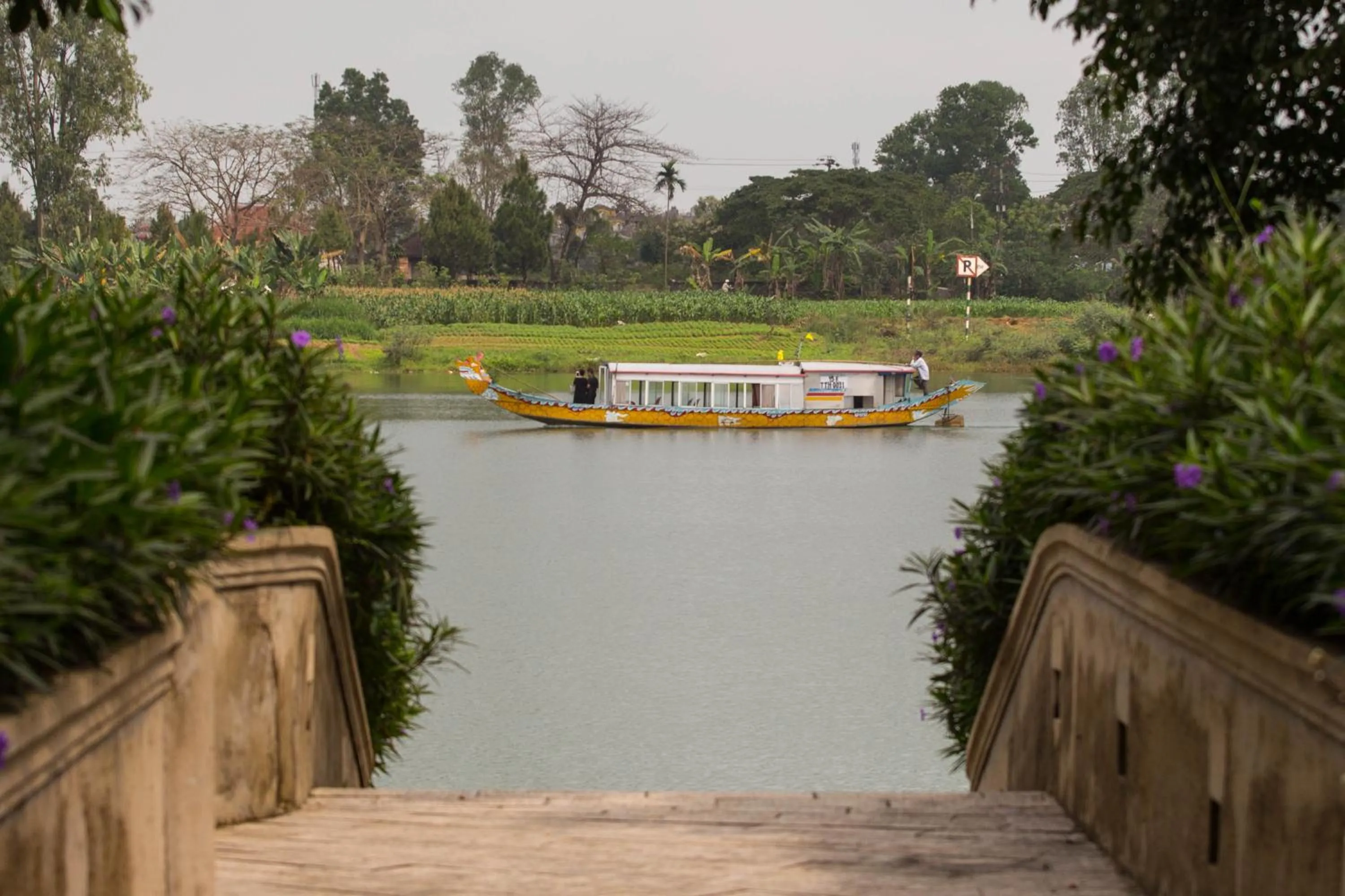 River view in Hue Riverside Boutique Resort & Spa