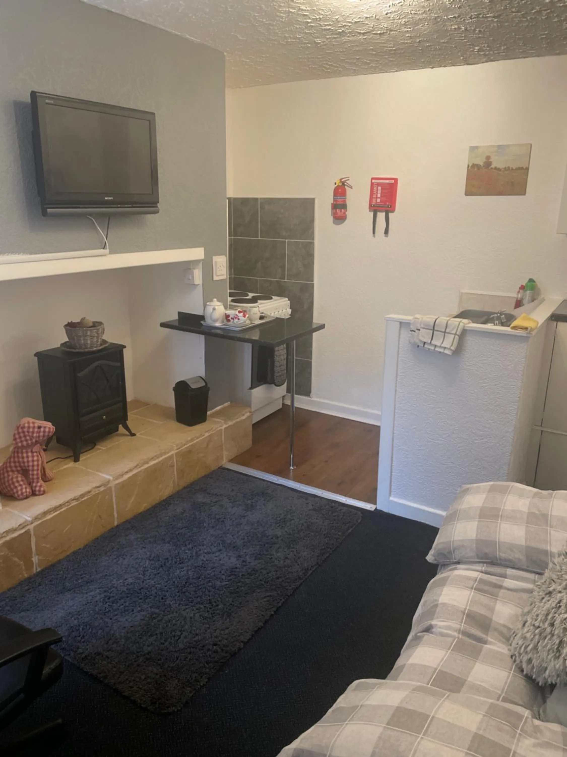 Bed in Sarnia holiday flats