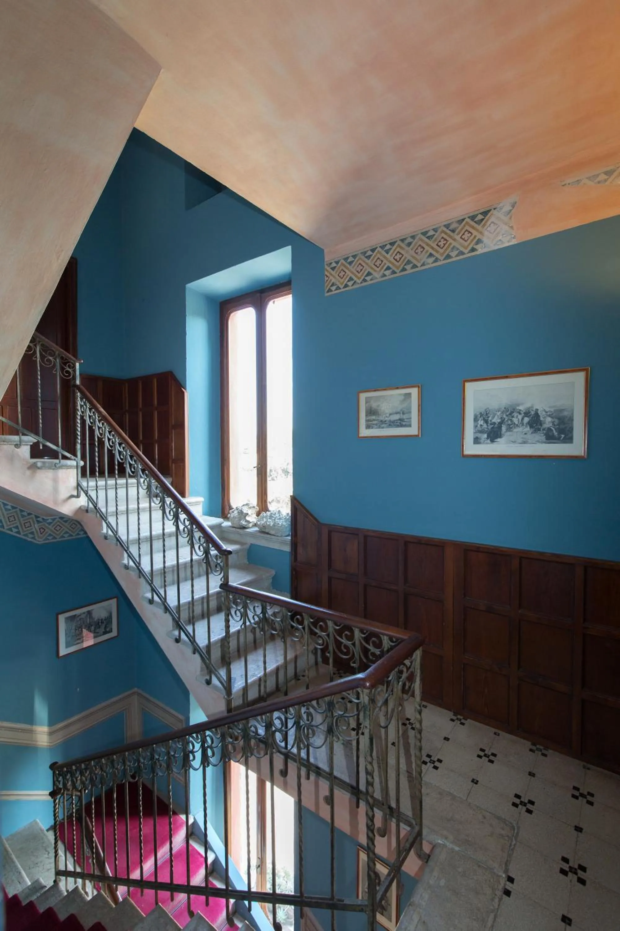 Decorative detail in Villa Pioppi Hotel