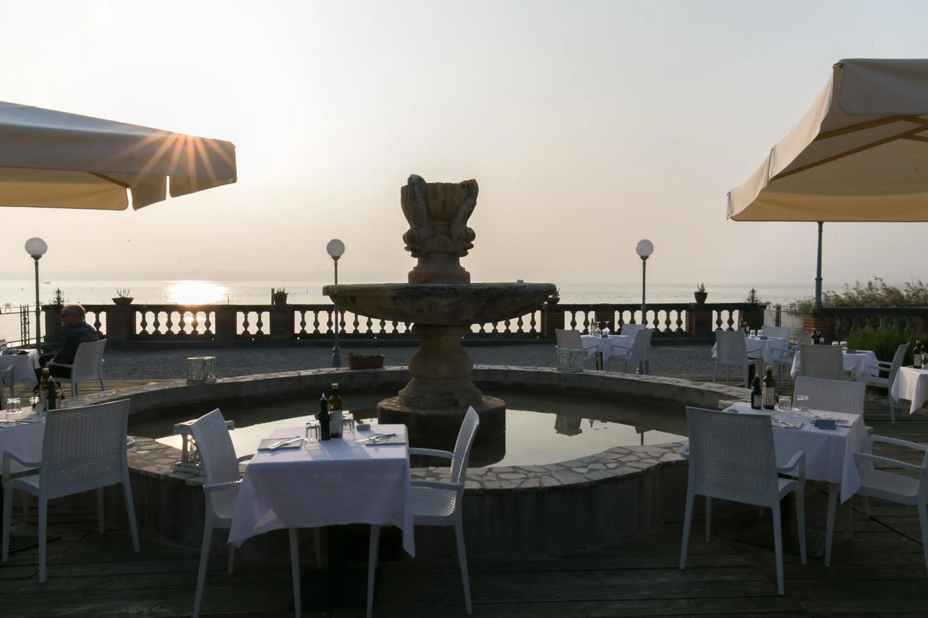 Patio in Villa Pioppi Hotel