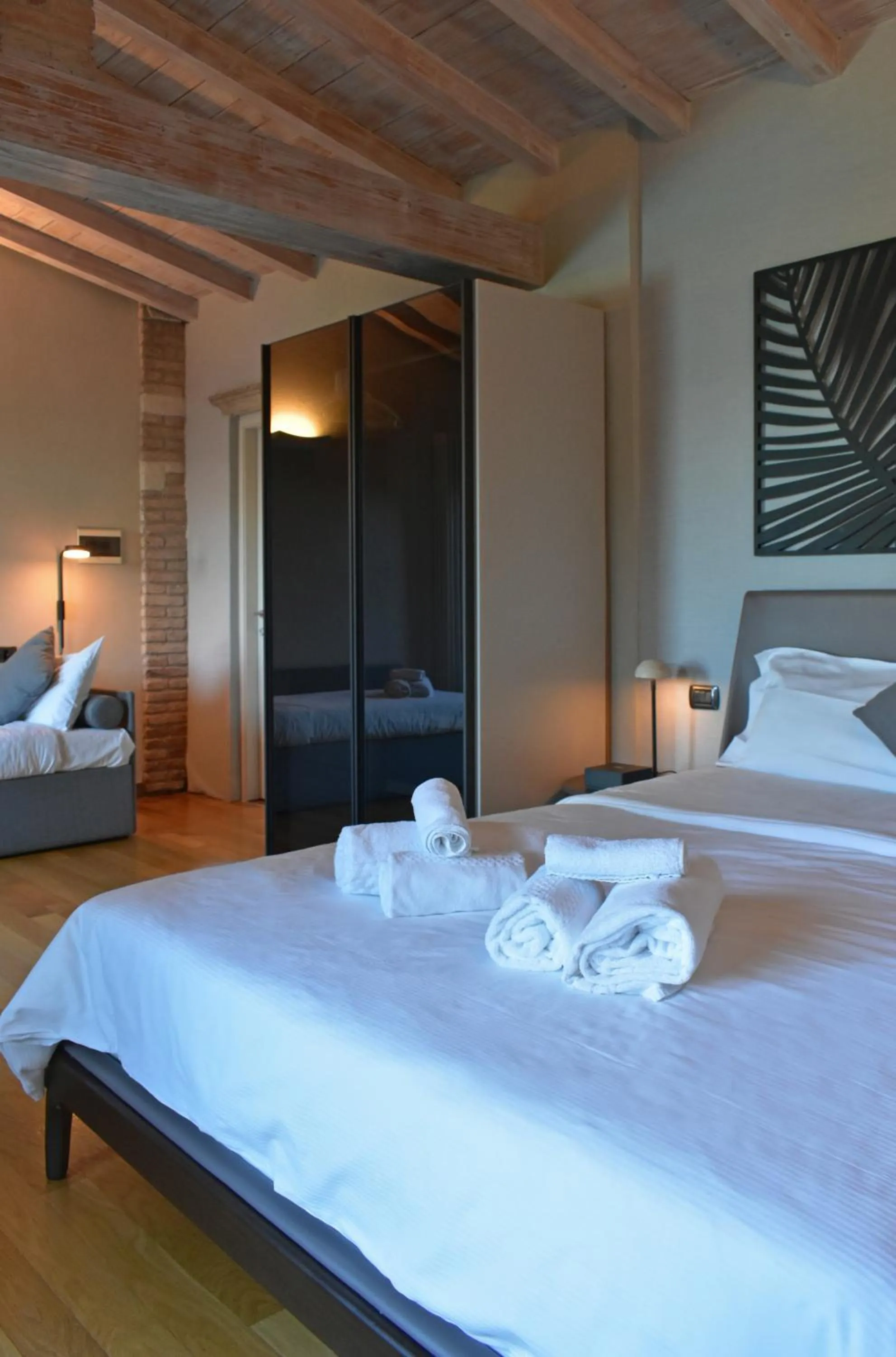 Photo of the whole room, Bed in Villa Pioppi Hotel