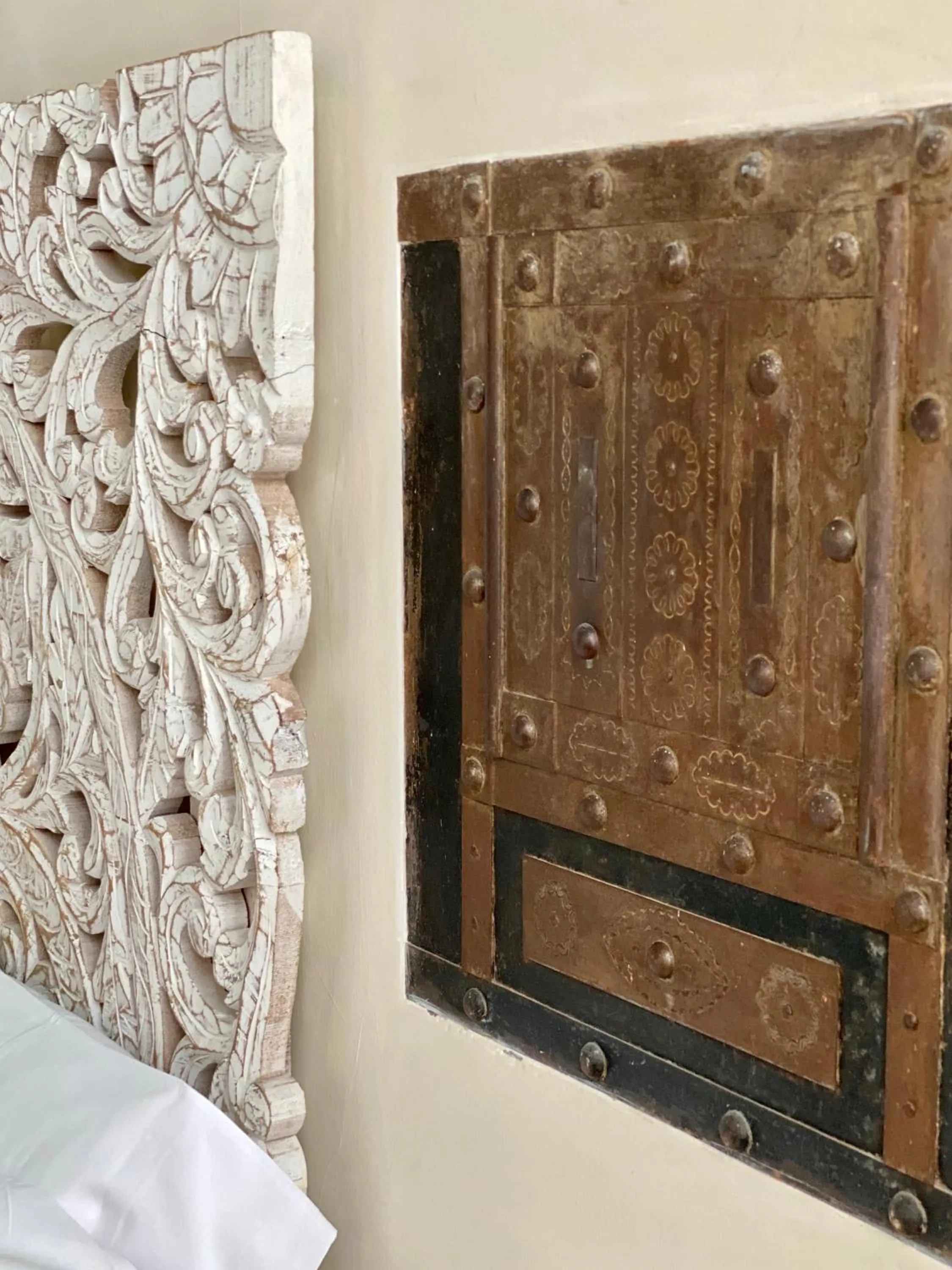 Decorative detail in Villa Pioppi Hotel