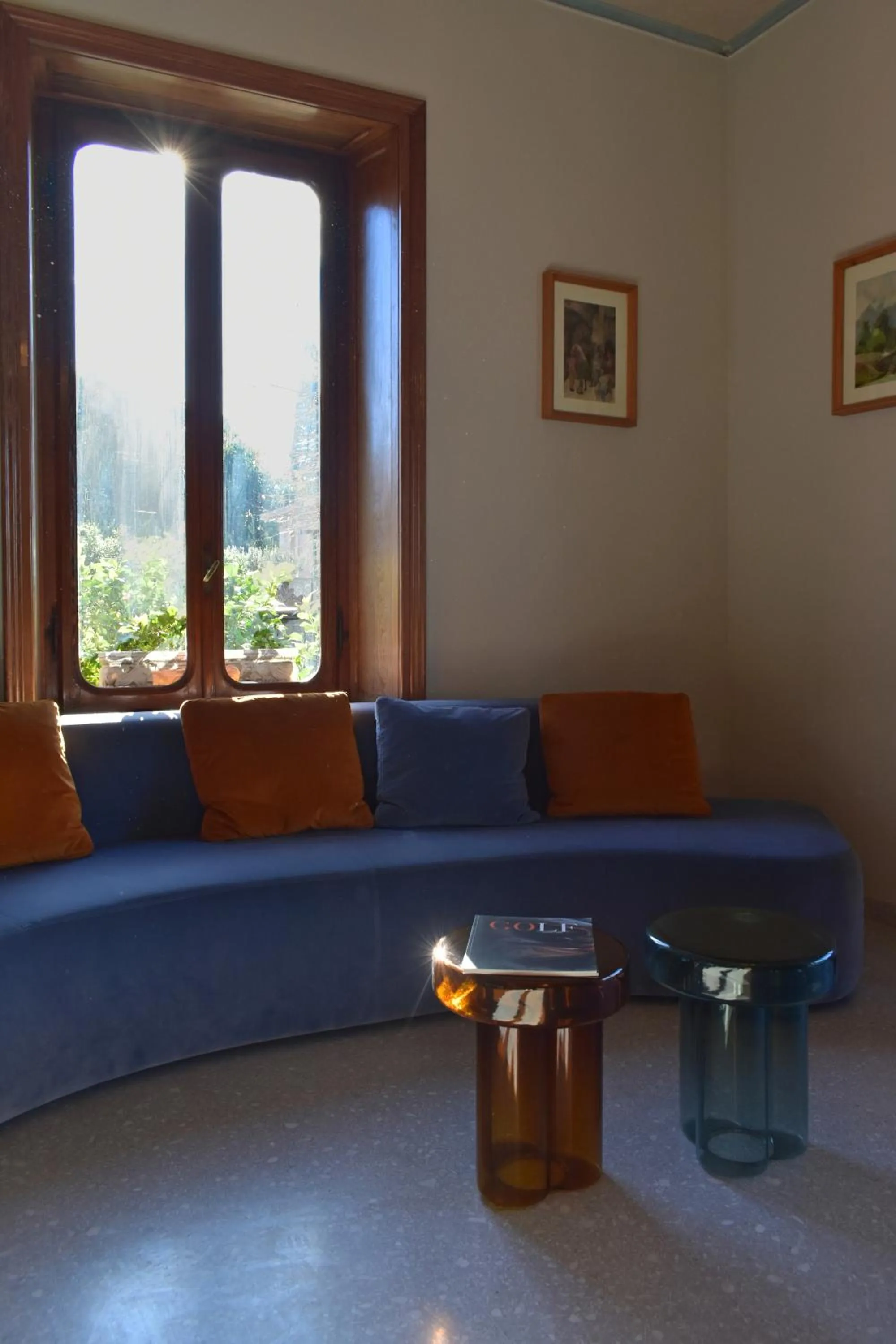 Seating area in Villa Pioppi Hotel