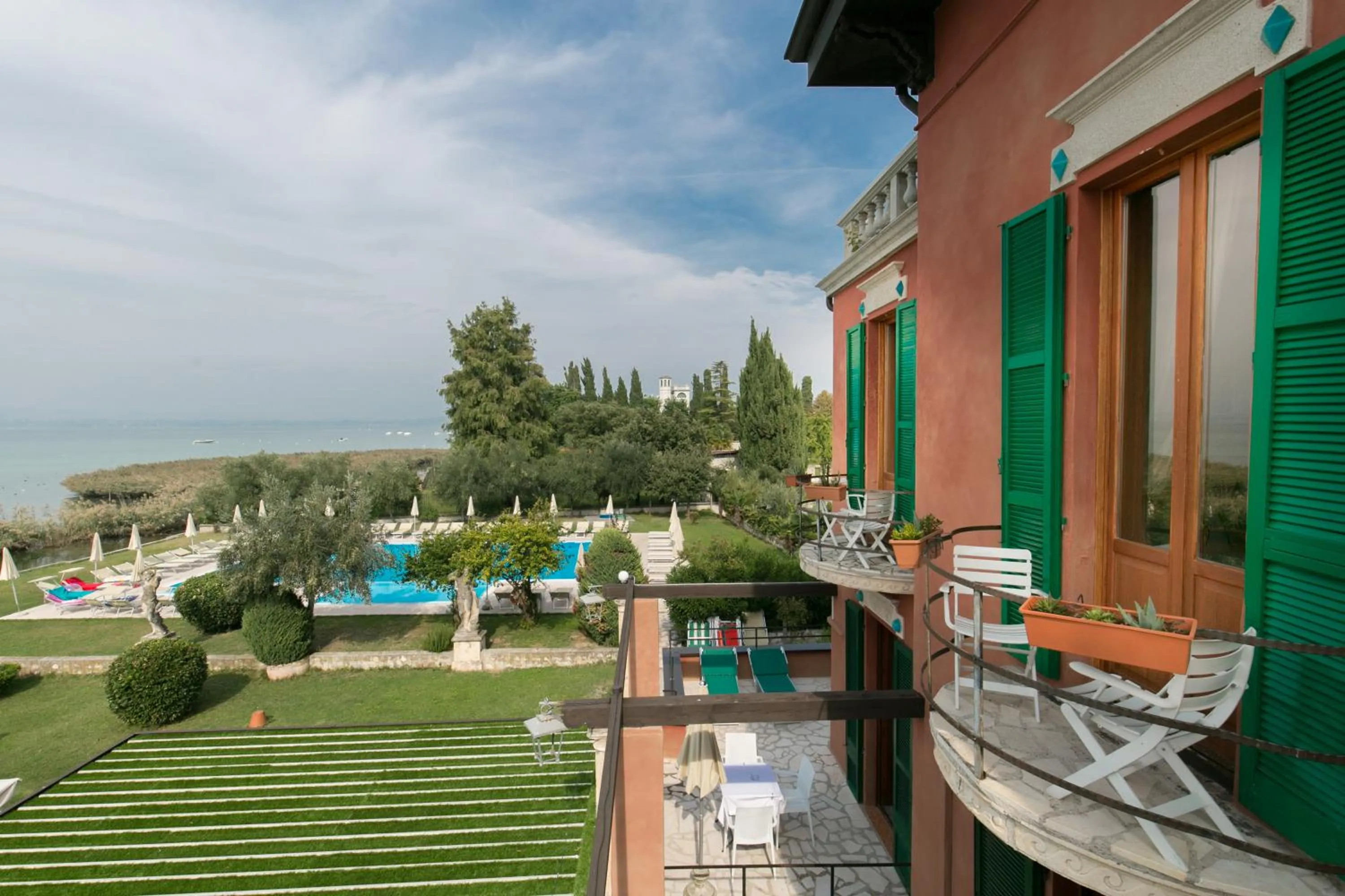 Balcony/Terrace in Villa Pioppi Hotel