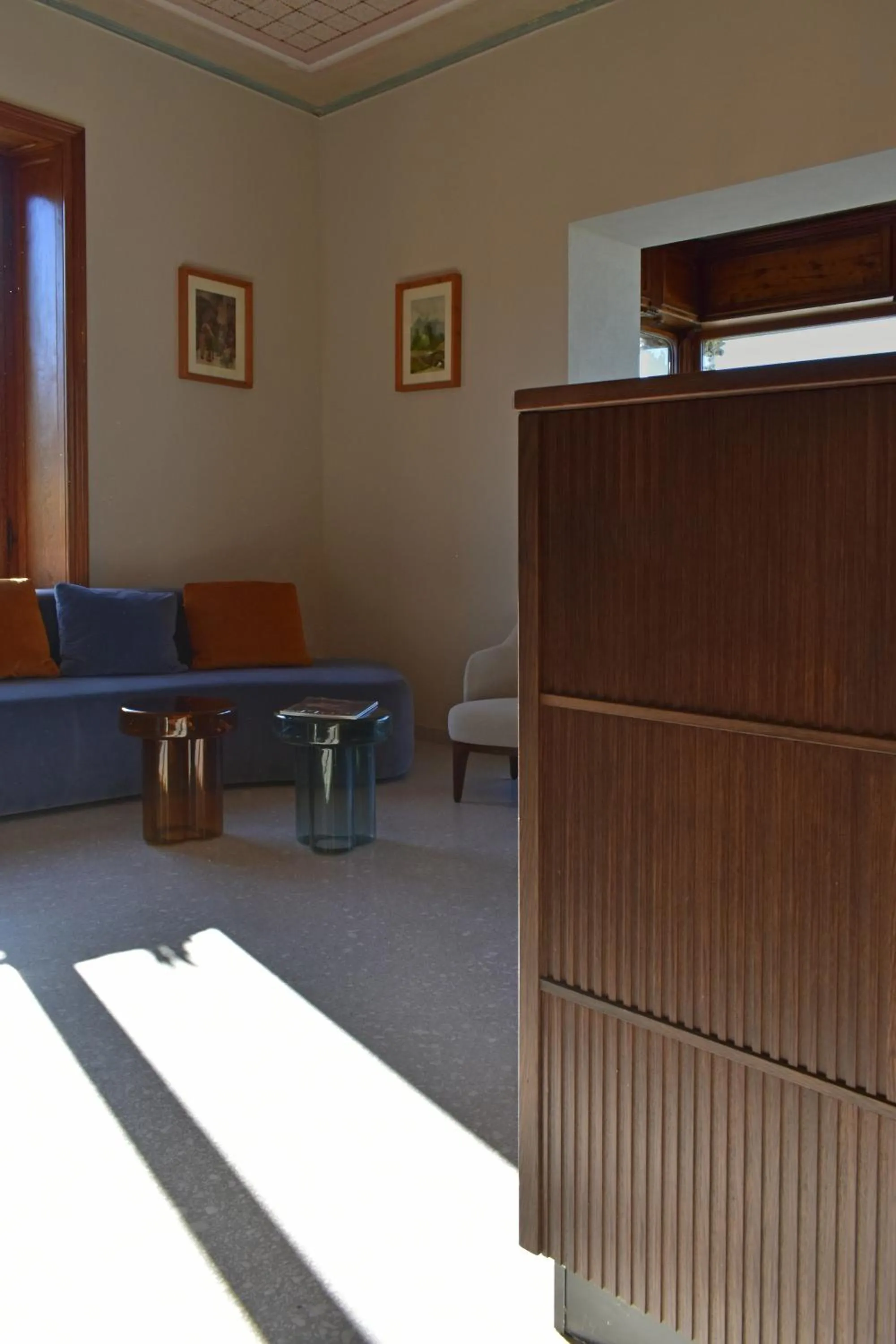 Seating area in Villa Pioppi Hotel