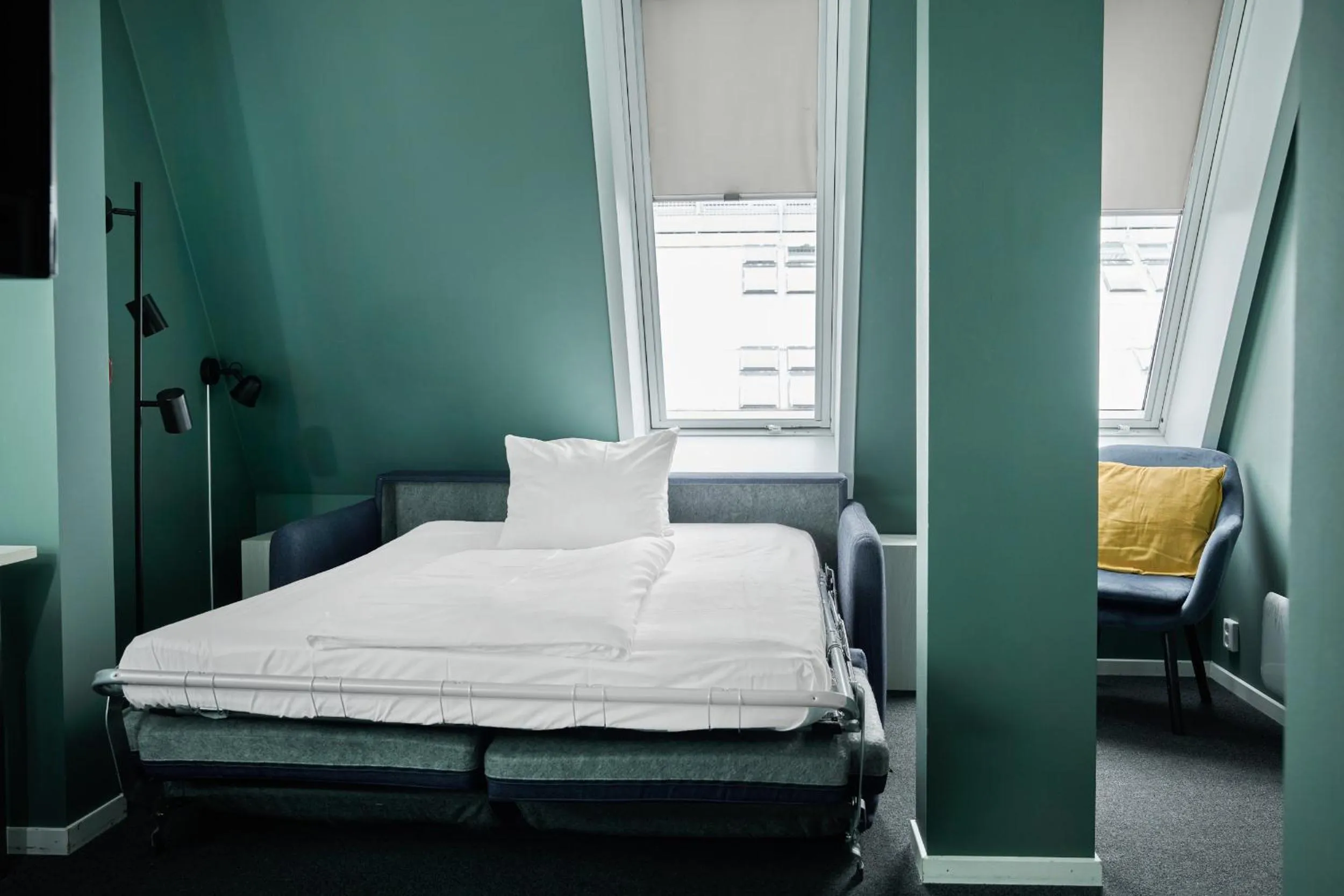 Bed in Smarthotel Oslo